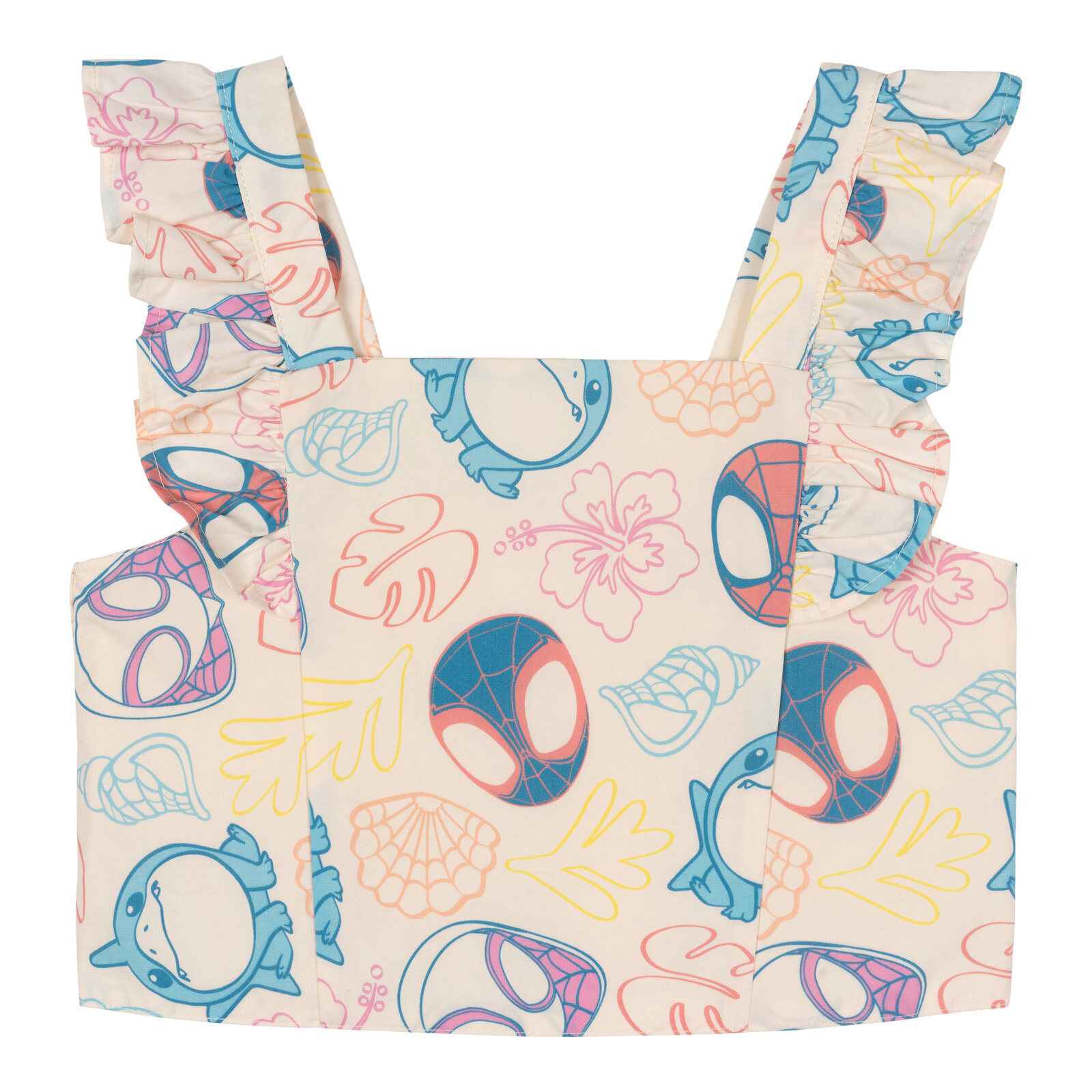 Marvel Spidey and His Amazing Friends Girls' Sleeveless Tank Top and Bubble Skort 2-Piece Set