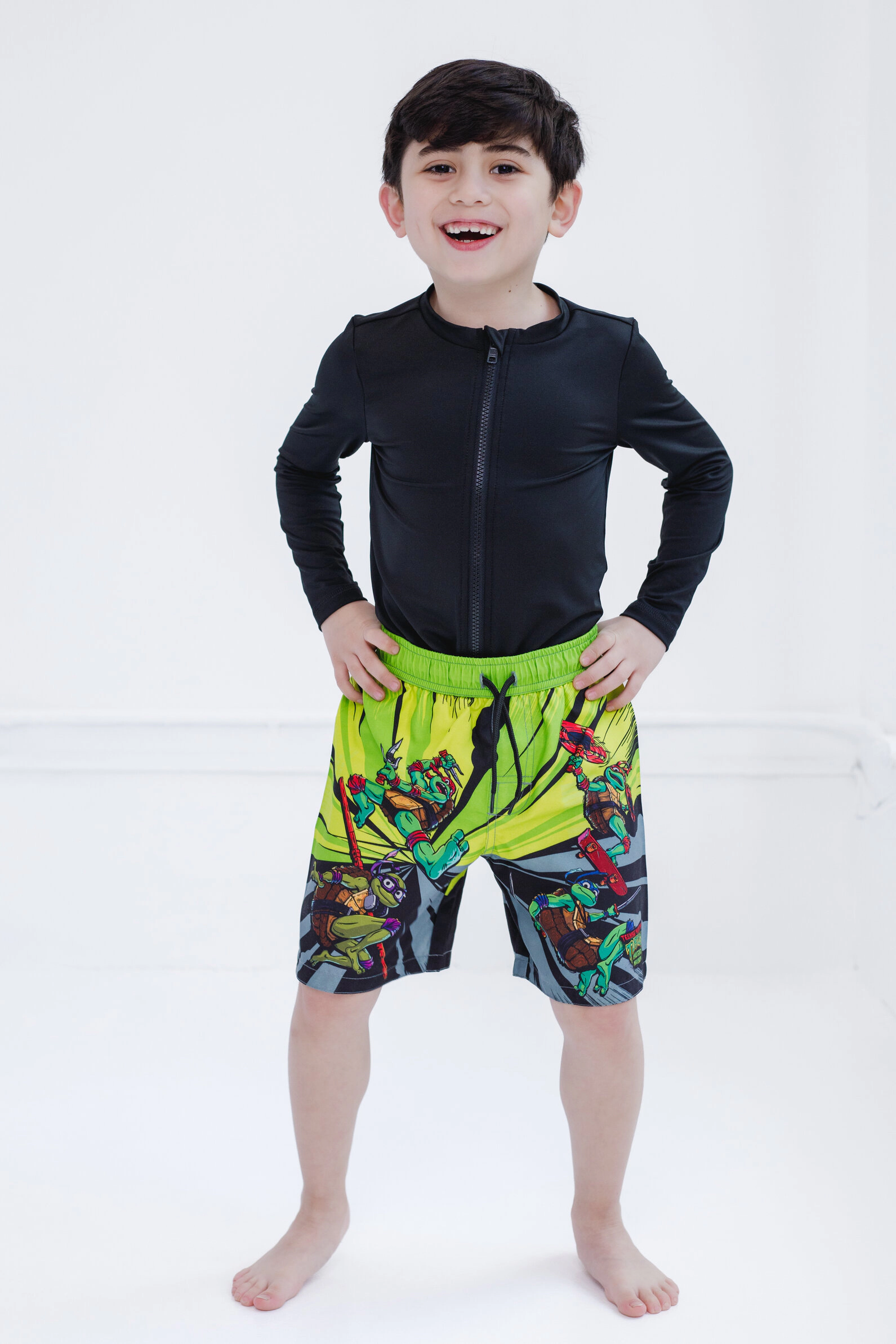 Teenage Mutant Ninja Turtles Boys' Swimwear Swim Trunks