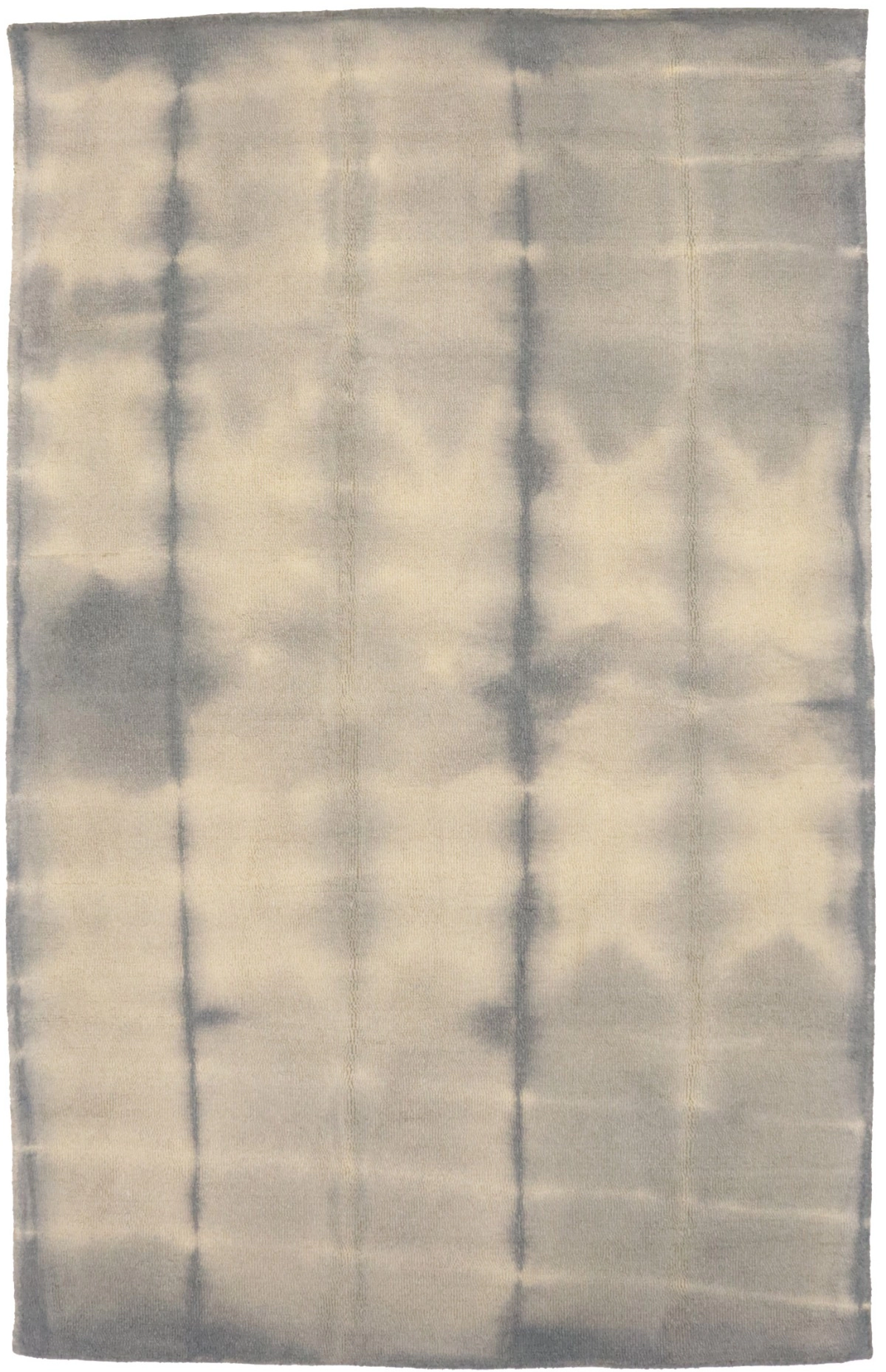 Magic Rugs 5'0 X 8'0 Hand-Tufted Gray Tie-Dye Modern Oriental Wool Rug