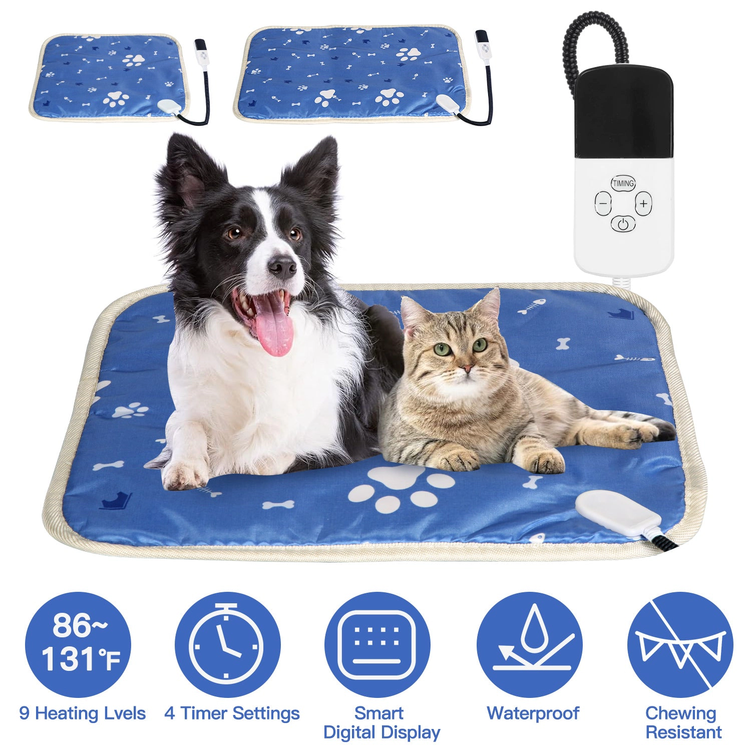 GBruno Waterproof Pet Heating Pad 45 Cm