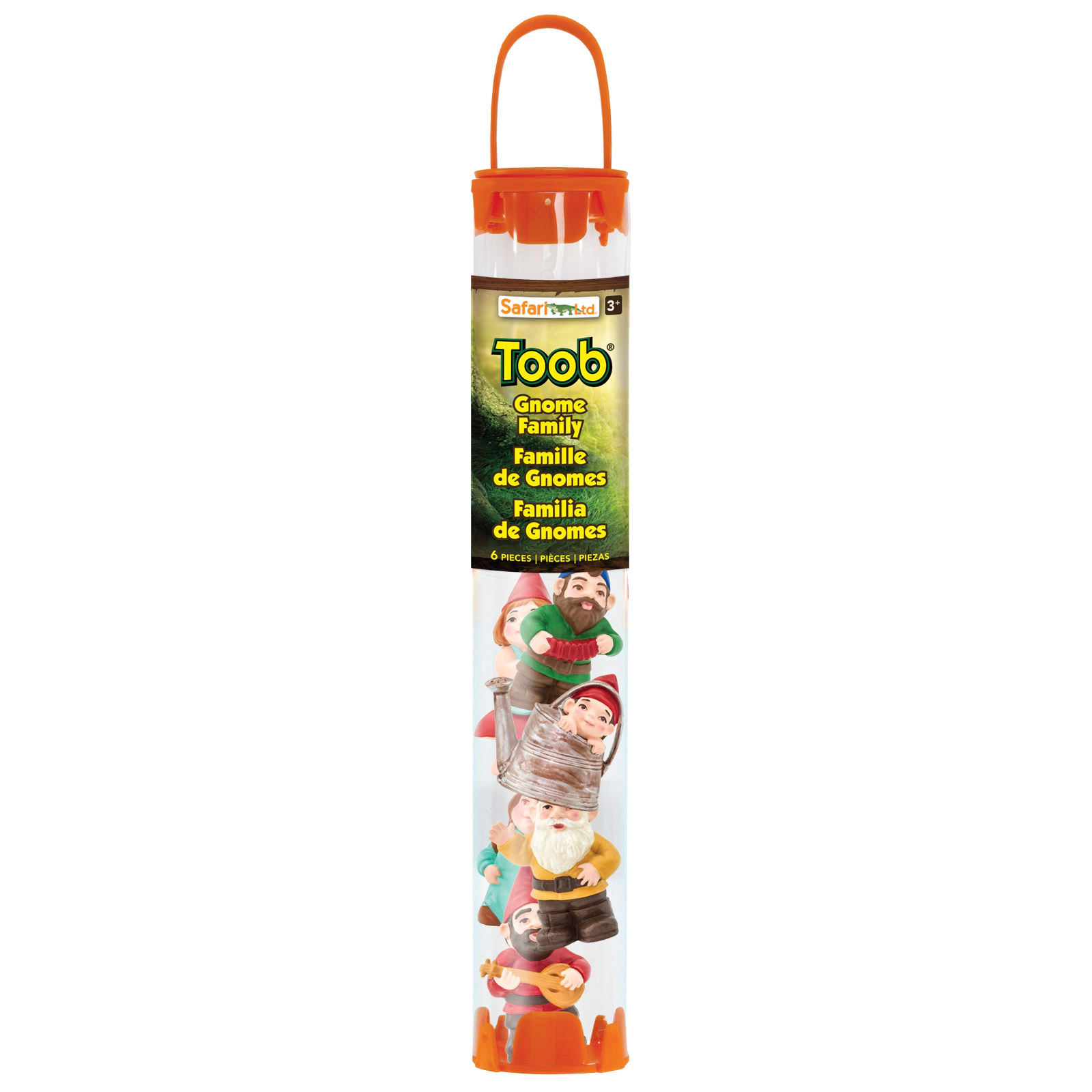 Safari Ltd. - Gnome Family Designer TOOB - contains 6 Mini Figurines