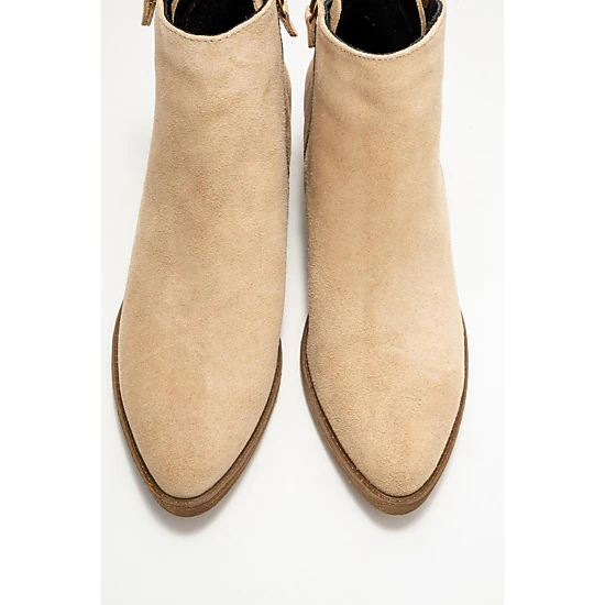 Forever & Always Womens Jayer Leather Double-Zip Block Heel Boots