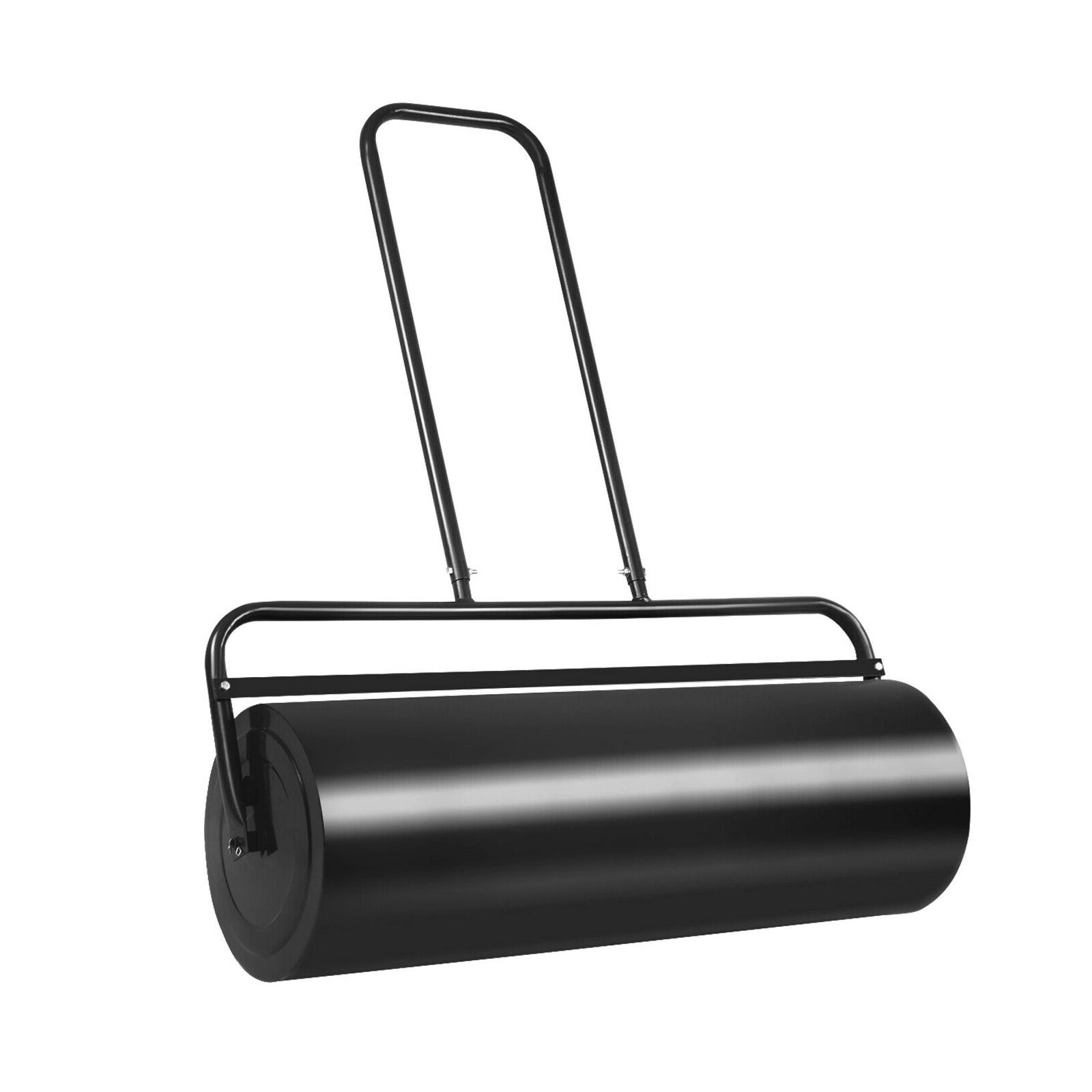 SUGIFT 36-in x 12-in Steel Lawn Roller Water or Sand Filled to 165-lb with U-Shaped Push Pull Handle