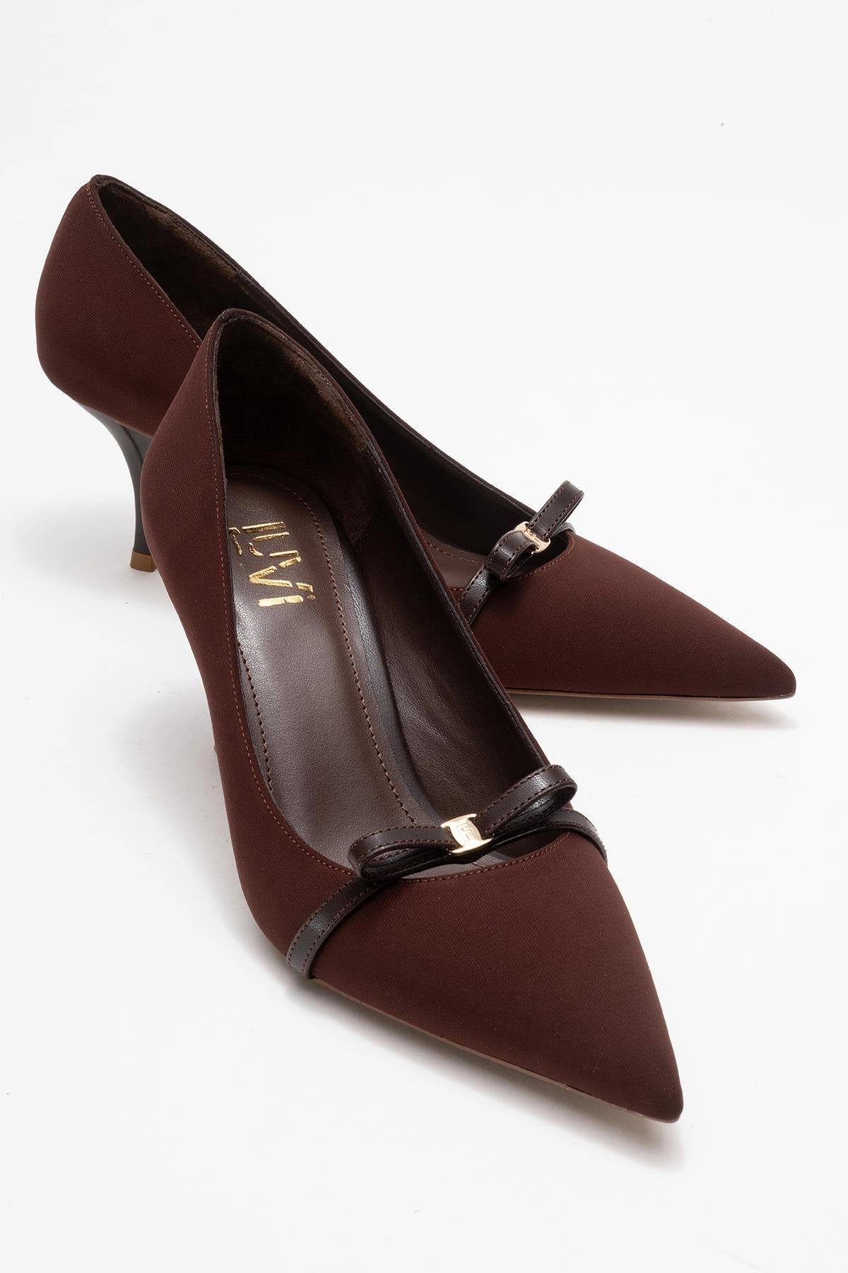 Prologue Shoes Womens Annie Bow Pointed Toe Pump