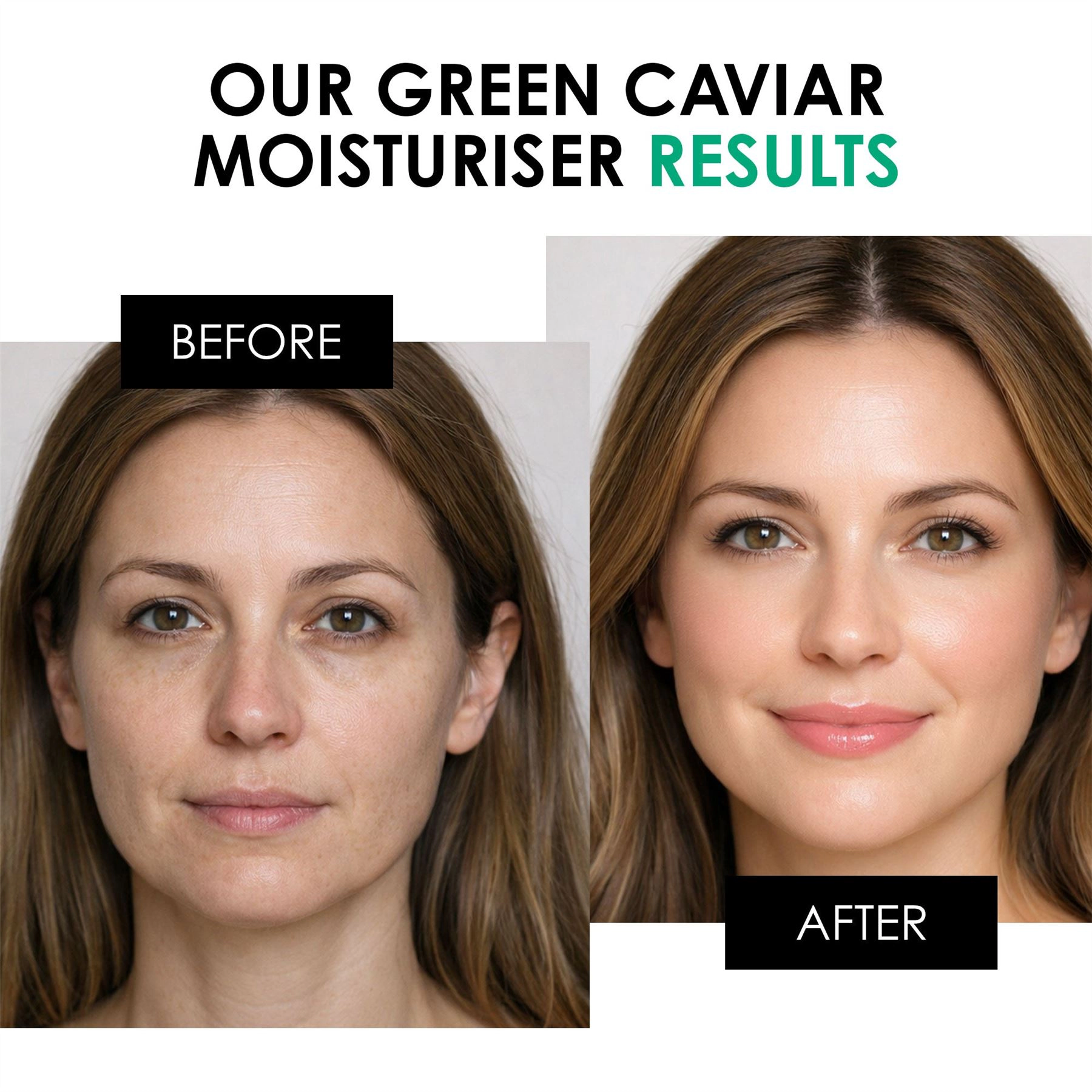 skinChemists Green Caviar Day Cream 50ml - Bakuchiol Anti-Aging Moisturizer for Fine Lines and Dry Skin