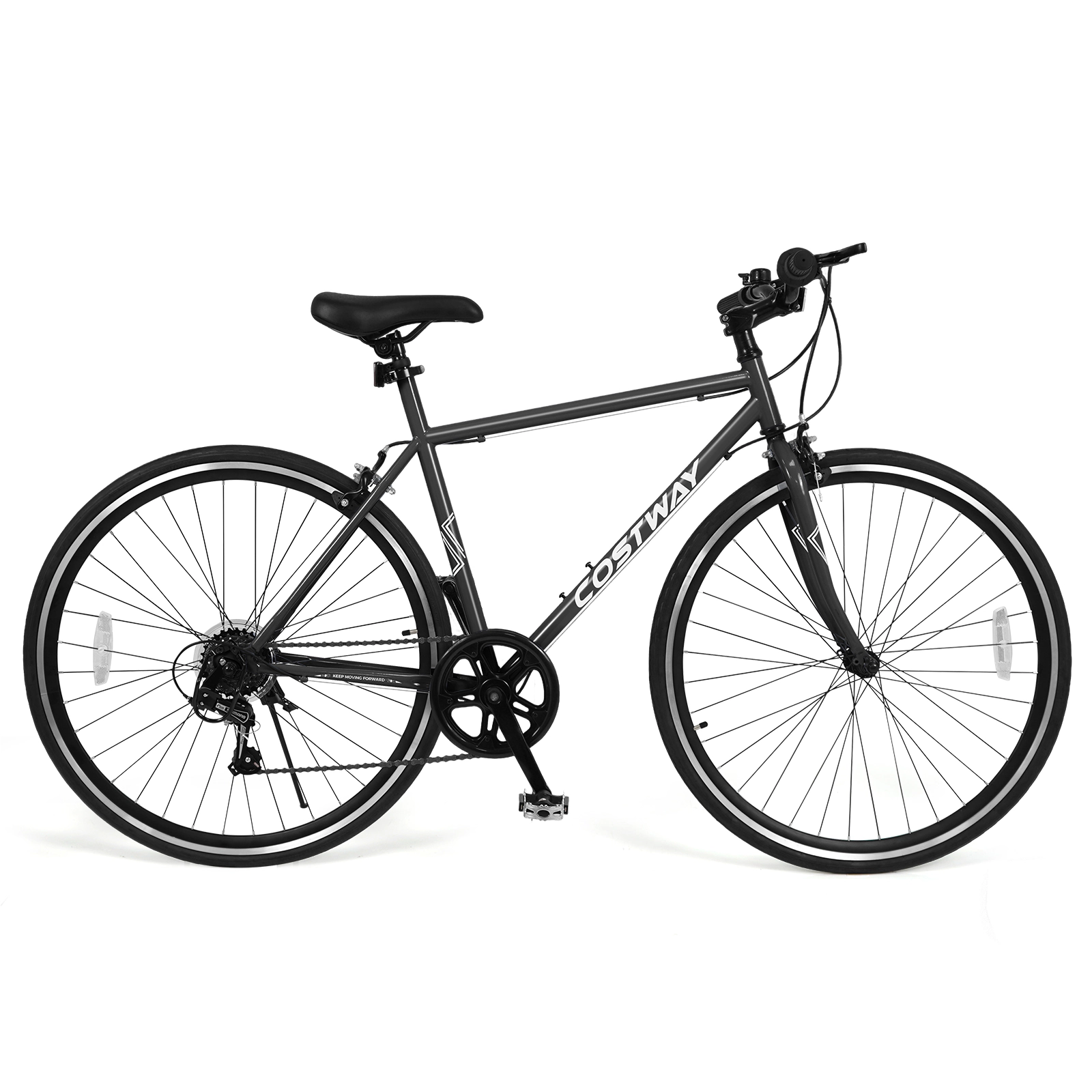 LJG Kids 26 Inch Mountain Bike Adjustable with 6-Speed and All-Terrain Rubber Wheels