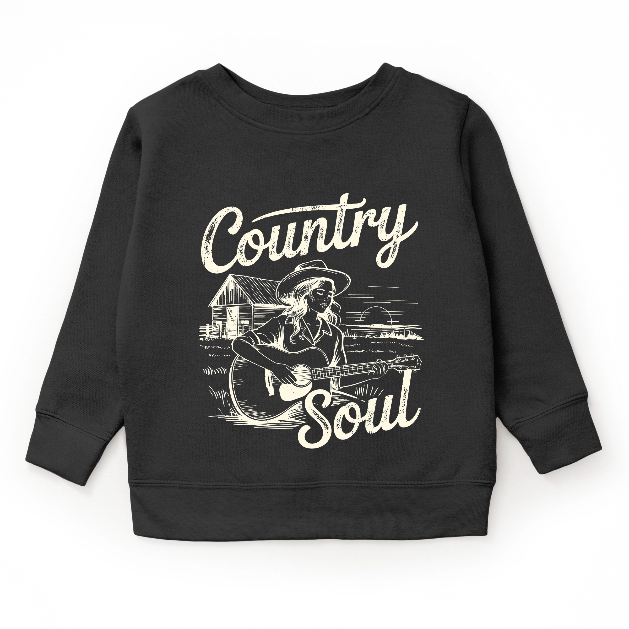 The Juniper Shop - Country Soul Guitar Youth Graphic Sweatshirt