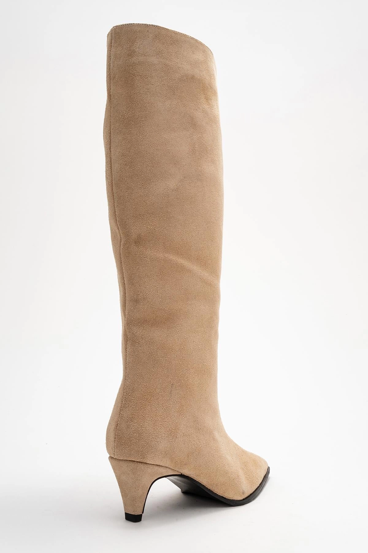Forever & Always Womens Siora Leather Knee High Boots