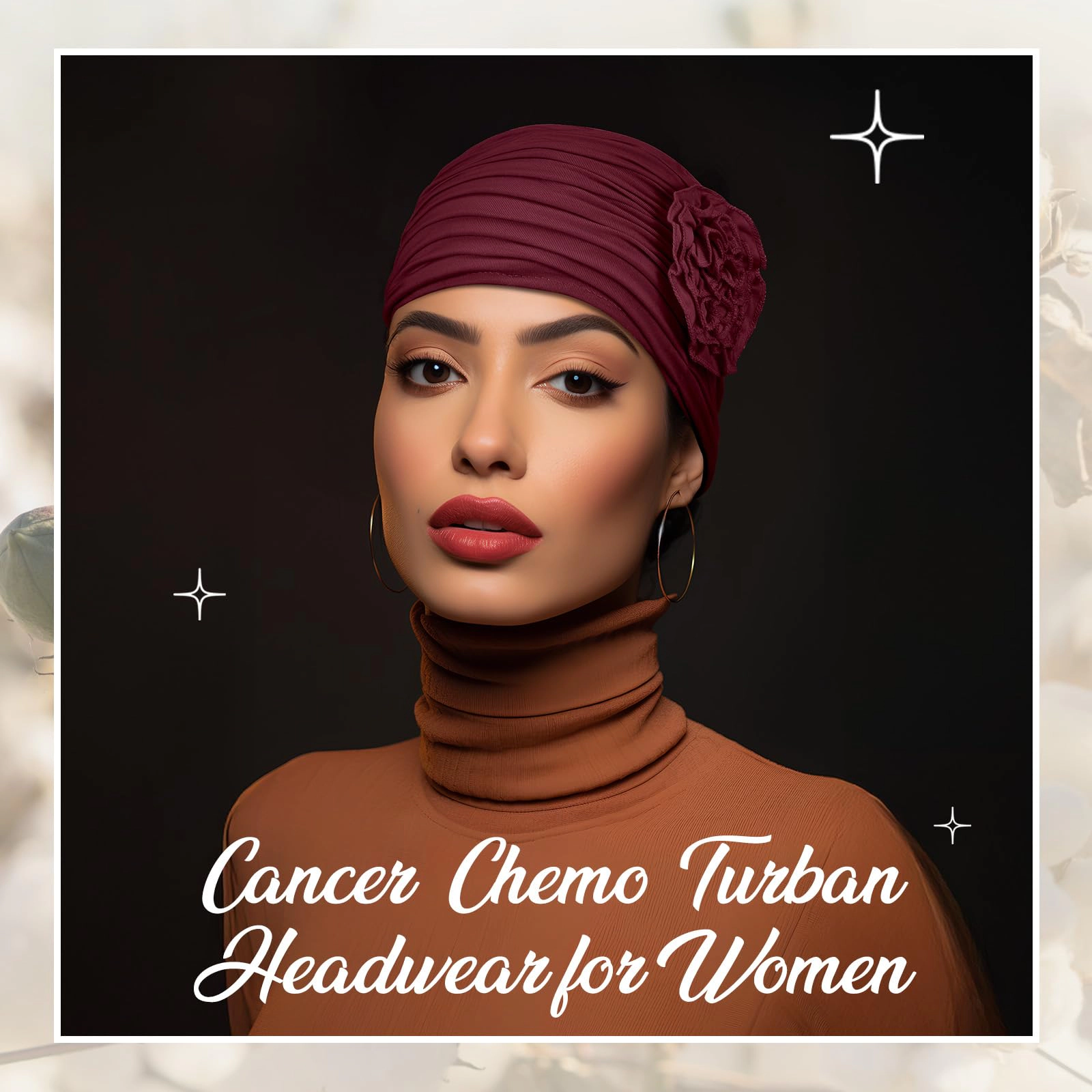 PIGFDK 4ton Chemo Turban Women