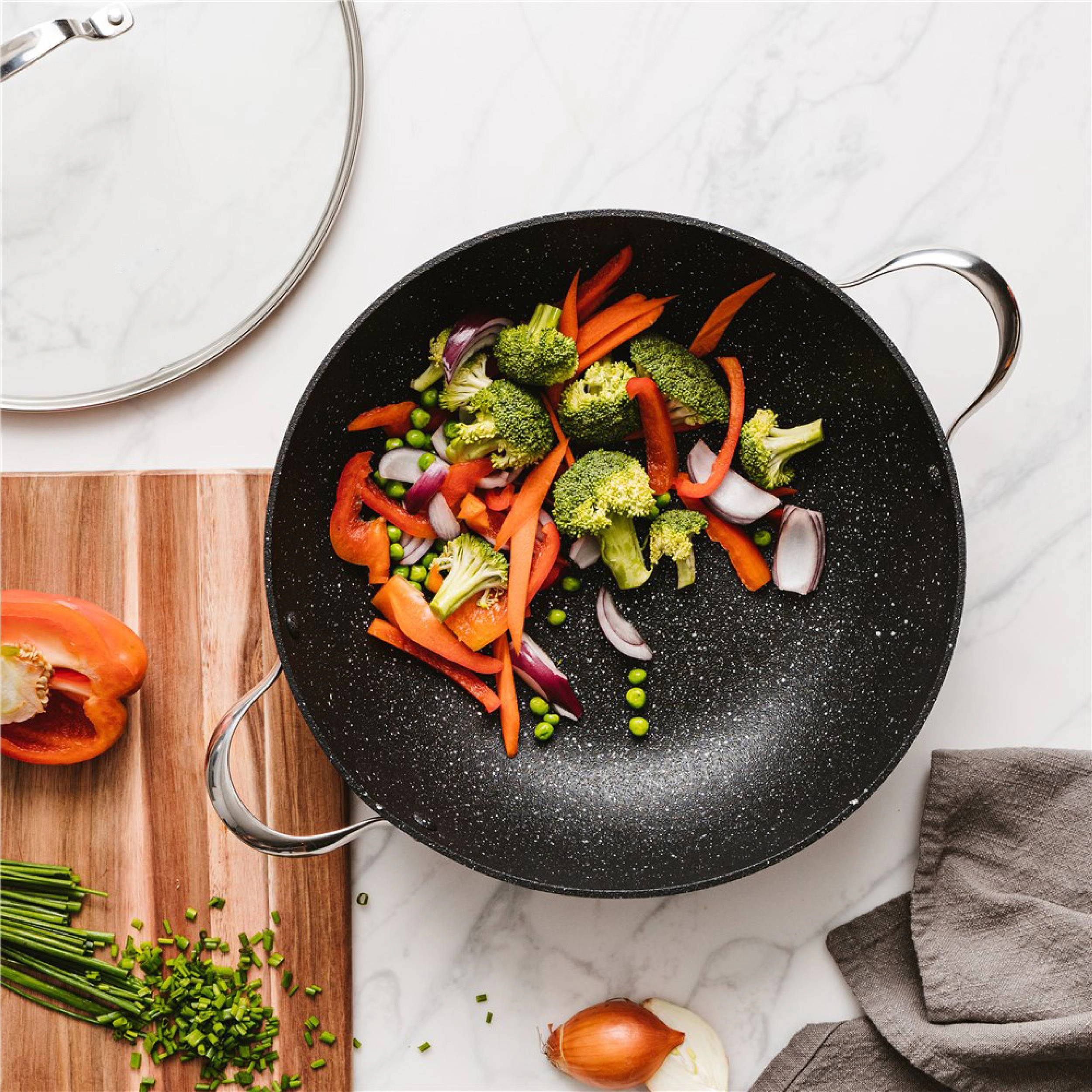 Cuisine::pro® IRONROC™ All-in-One Pan With Lid 12.5"