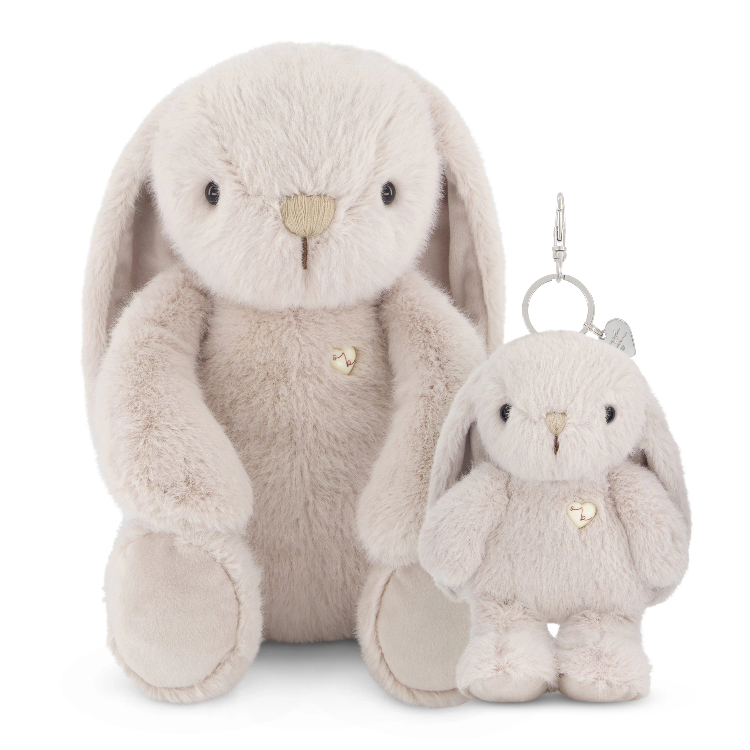 Snuggle Bunnies Penelope the Bunny 12" Plush & 6" Keychain Set