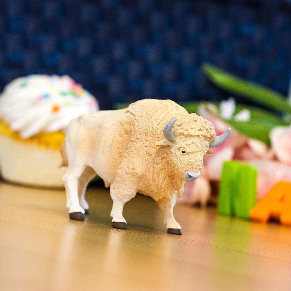 Safari Ltd. - White Buffalo Kids Toy Figure