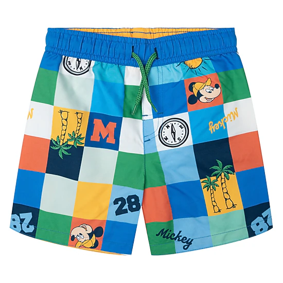 Disney Boys' 2-Piece Swimwear Rash Guard and Swim Trunks Set