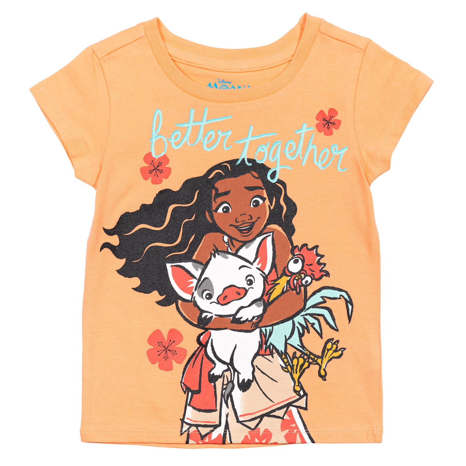Disney Girls' 3-Pack Short Sleeve T-Shirts