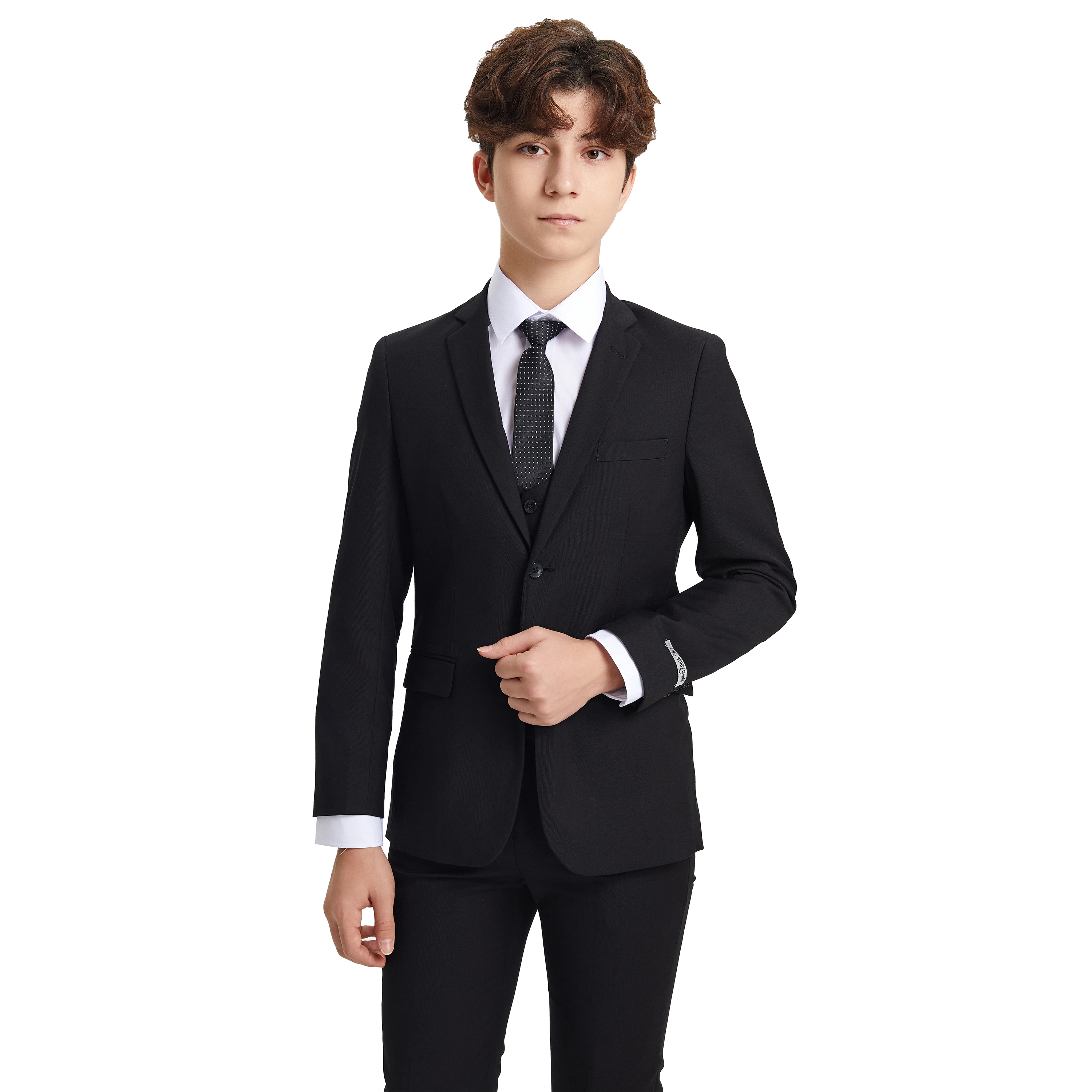 Stacy Adams Little & Big Boys Slim Fit 5-Pc. Suit Set