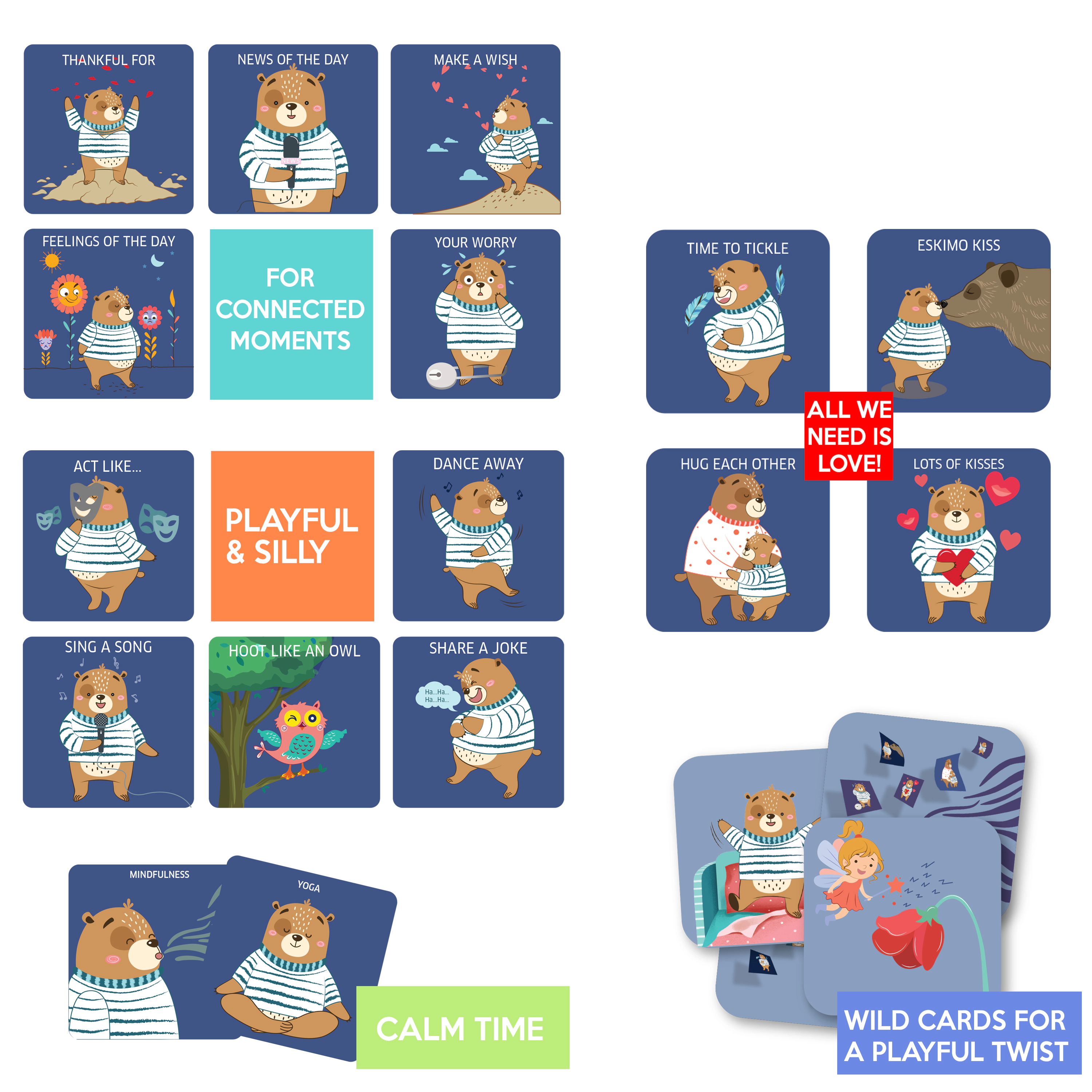 Chalk & Chuckles Bedtime Bear Game - 2-4 Players