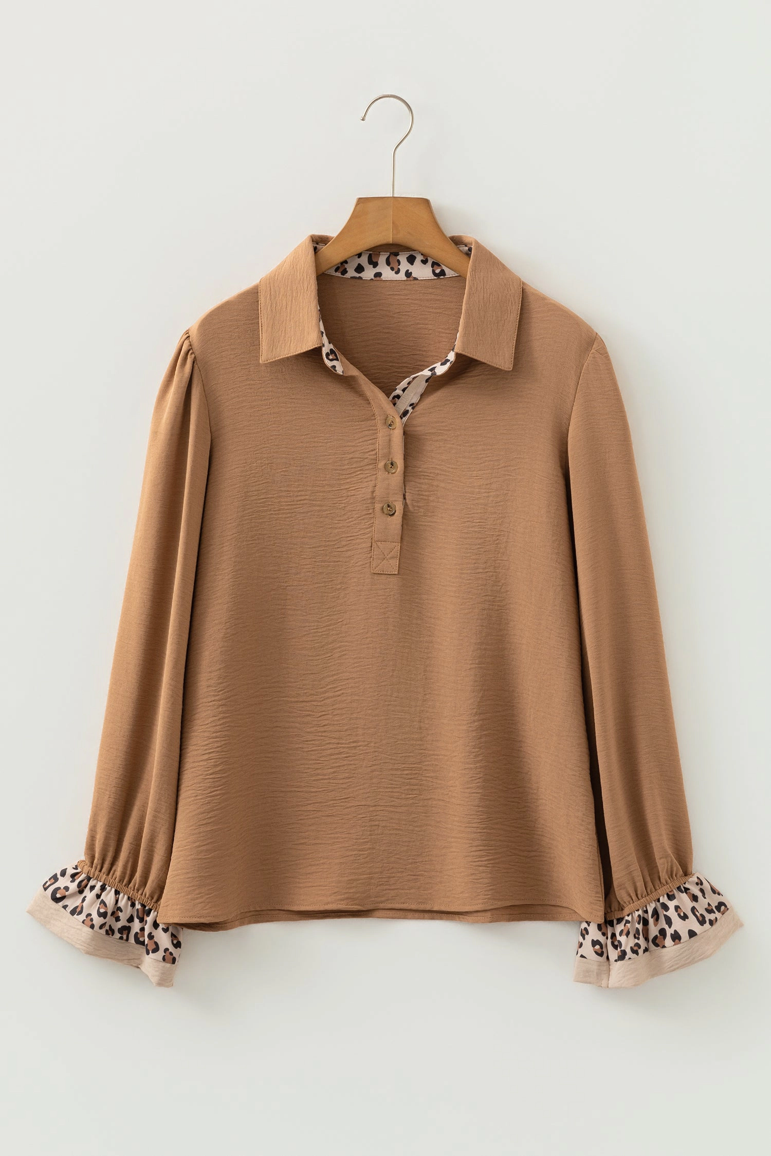 Threaded Pear Women's Kayla Long Sleeve Blouse Top