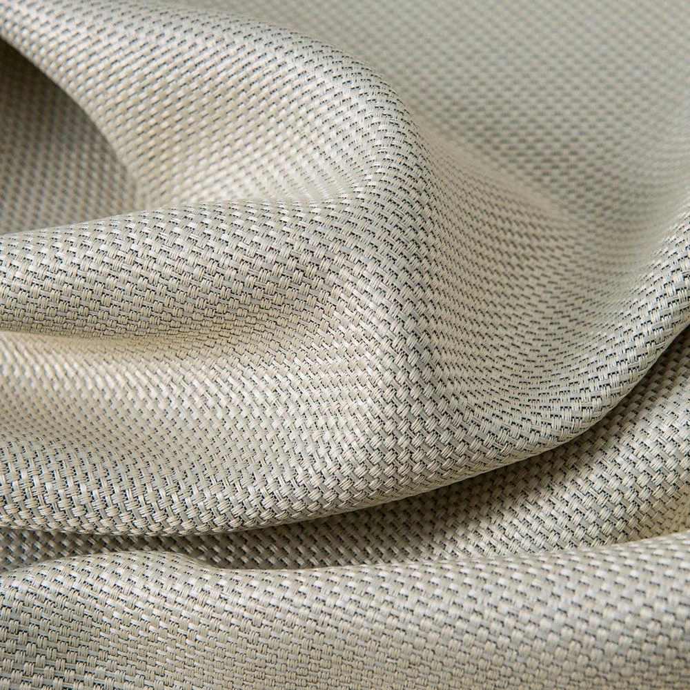 Olivia Gray 100% Polyester Lucas Jacquard Blackout Grommet Window Curtain Panel 52"x90" Beige