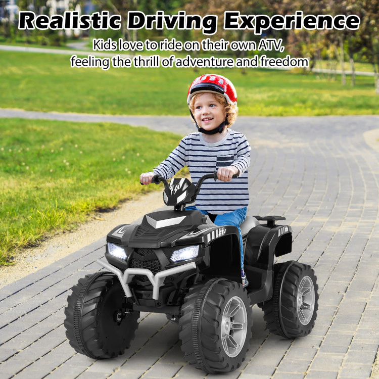Hivvago 24V Kids Ride-On Electric ATV with Wireless Connection for Toddlers 3-8 Years Old