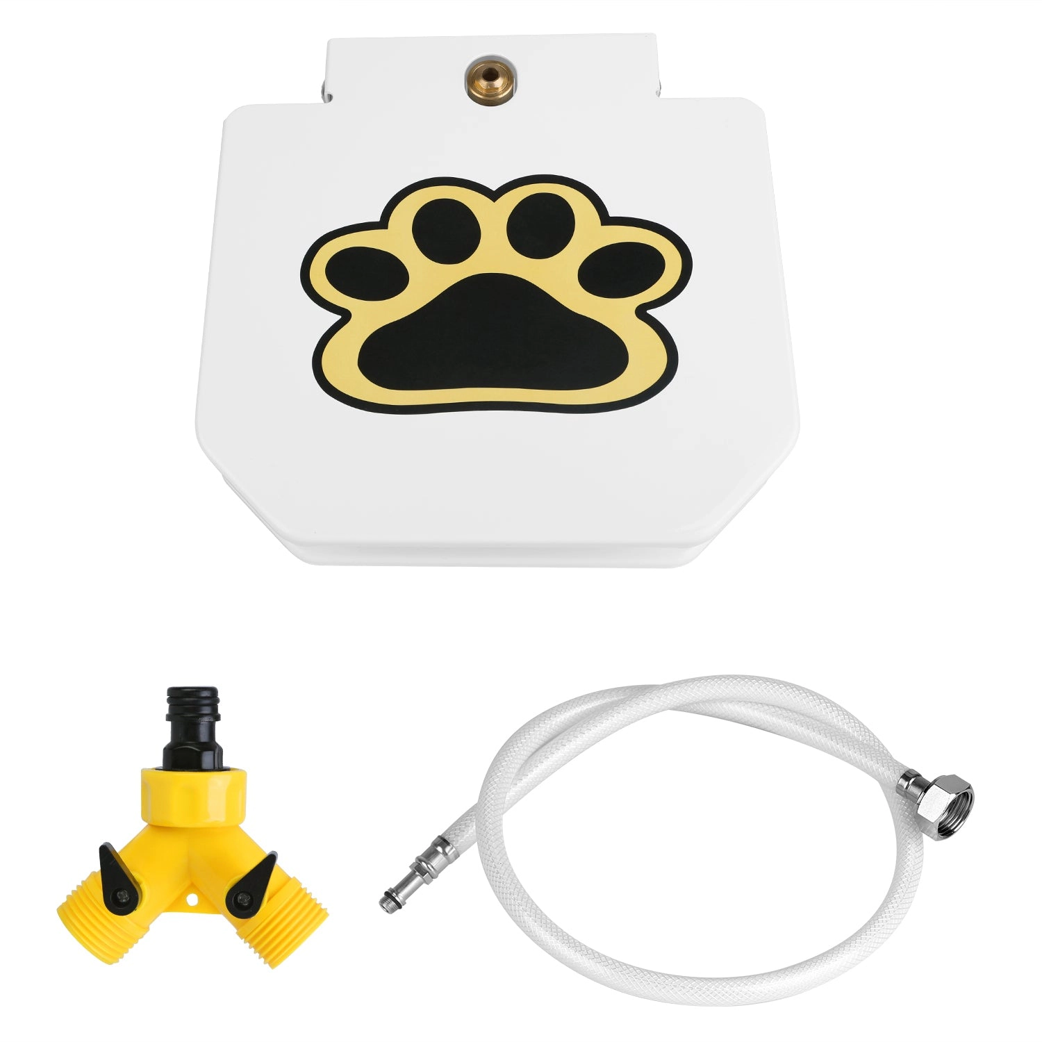 GBruno Step-On Dog Water Fountain With Pedal Dispenser