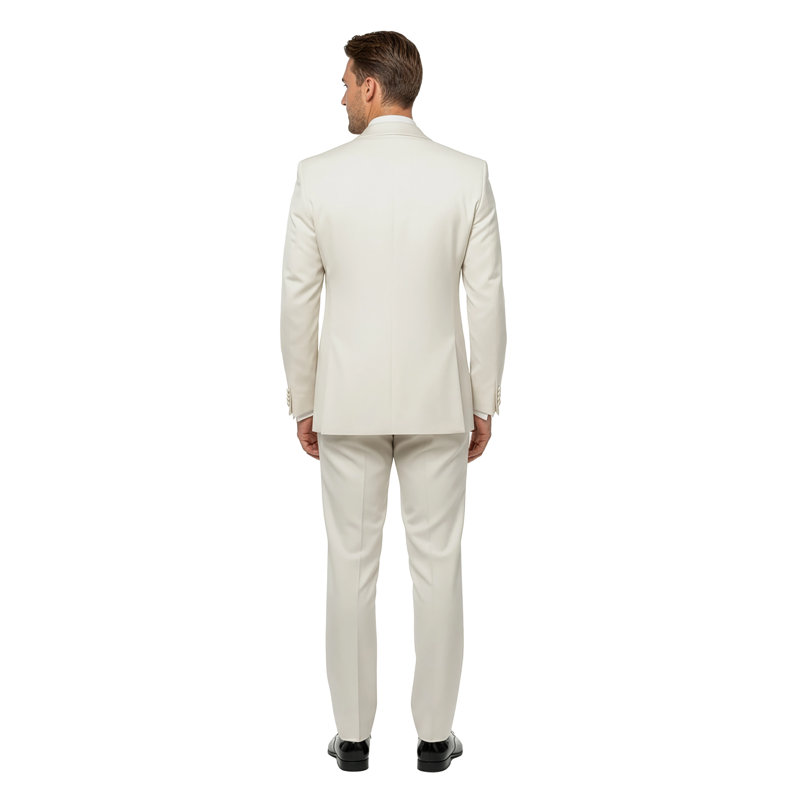 Tazzio Mens Skinny Fit 3pc Tuxedo Set with Bow Tie