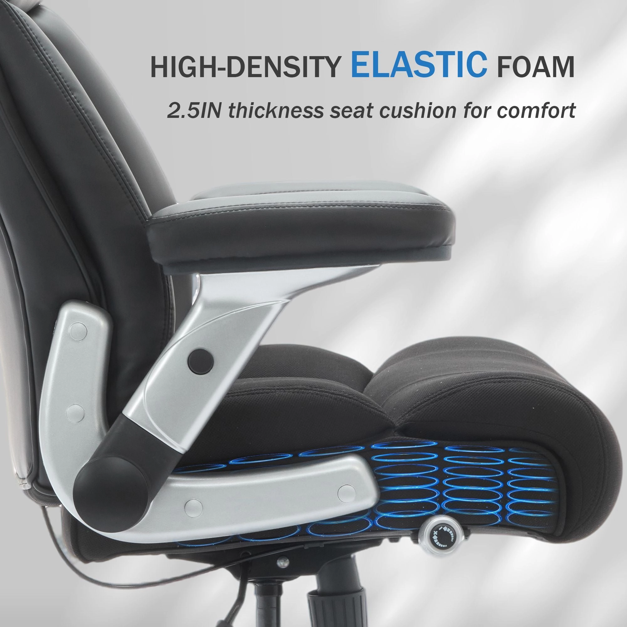 Platinum-Level Office Chairs Big and Tall Office Chair With 500lb Capacity, Adjustable Lumbar, Wide Seat, Flip Up Arms