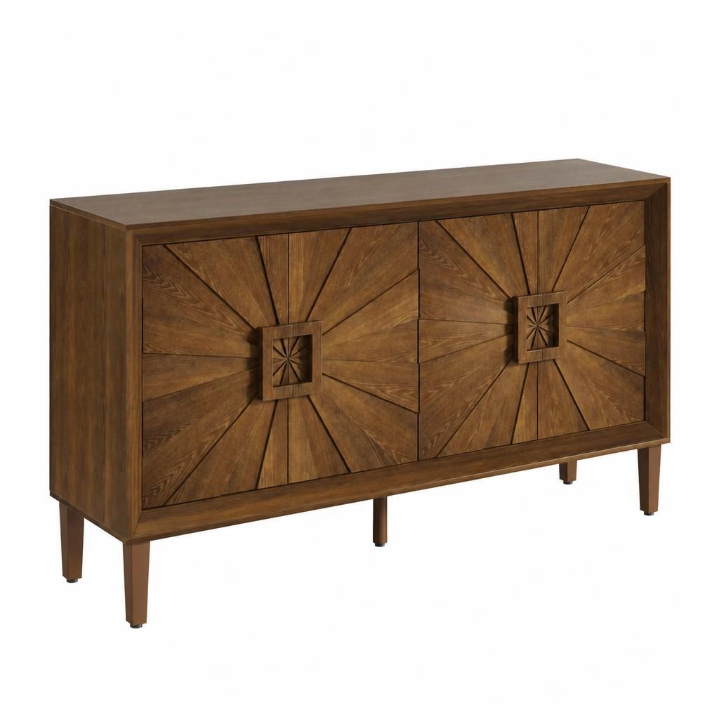 GOODSILO Freestanding Multi-Compartment Floor Storage Cabinet