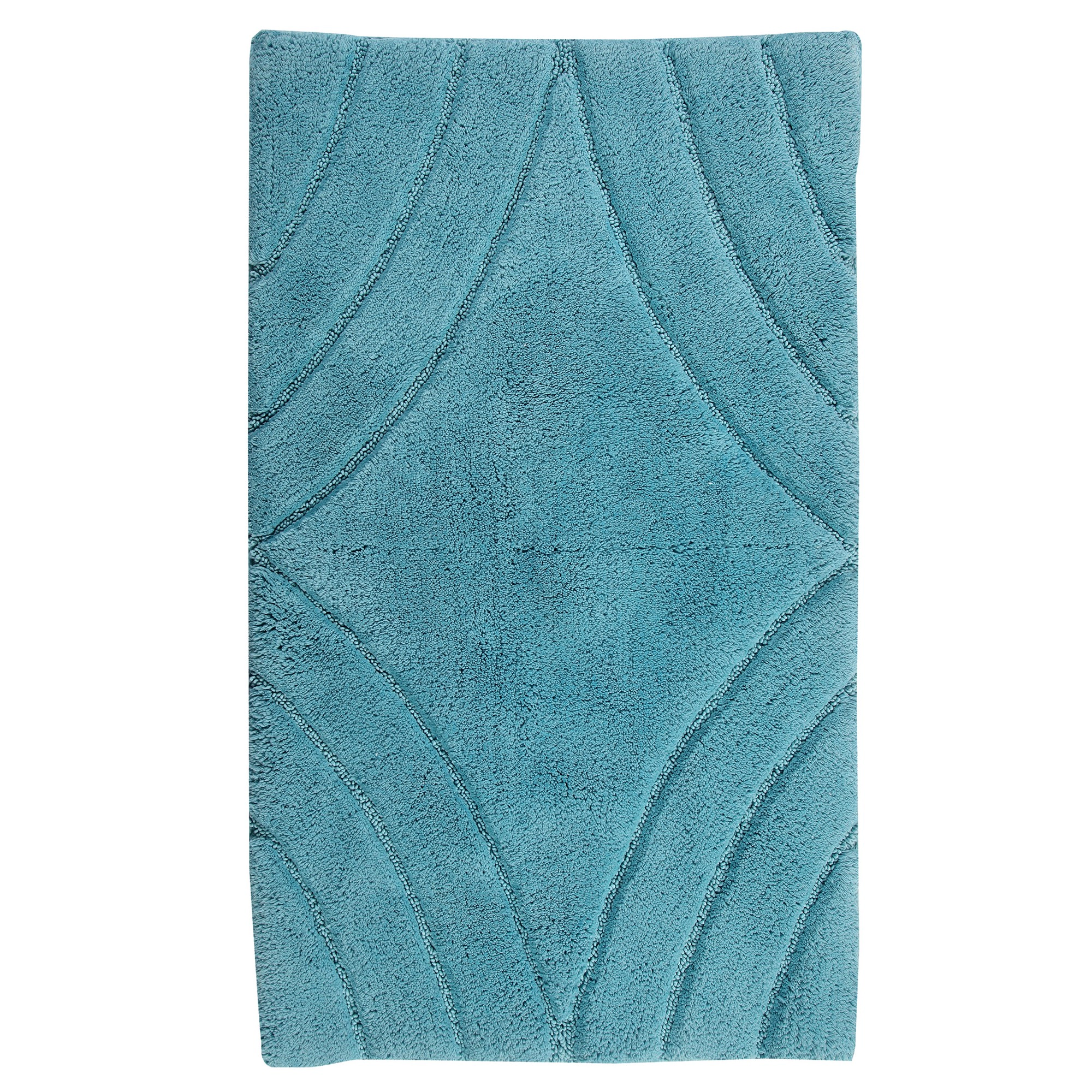 Knightsbridge Diamond 220 GSF Non Skid Back Bath Rug