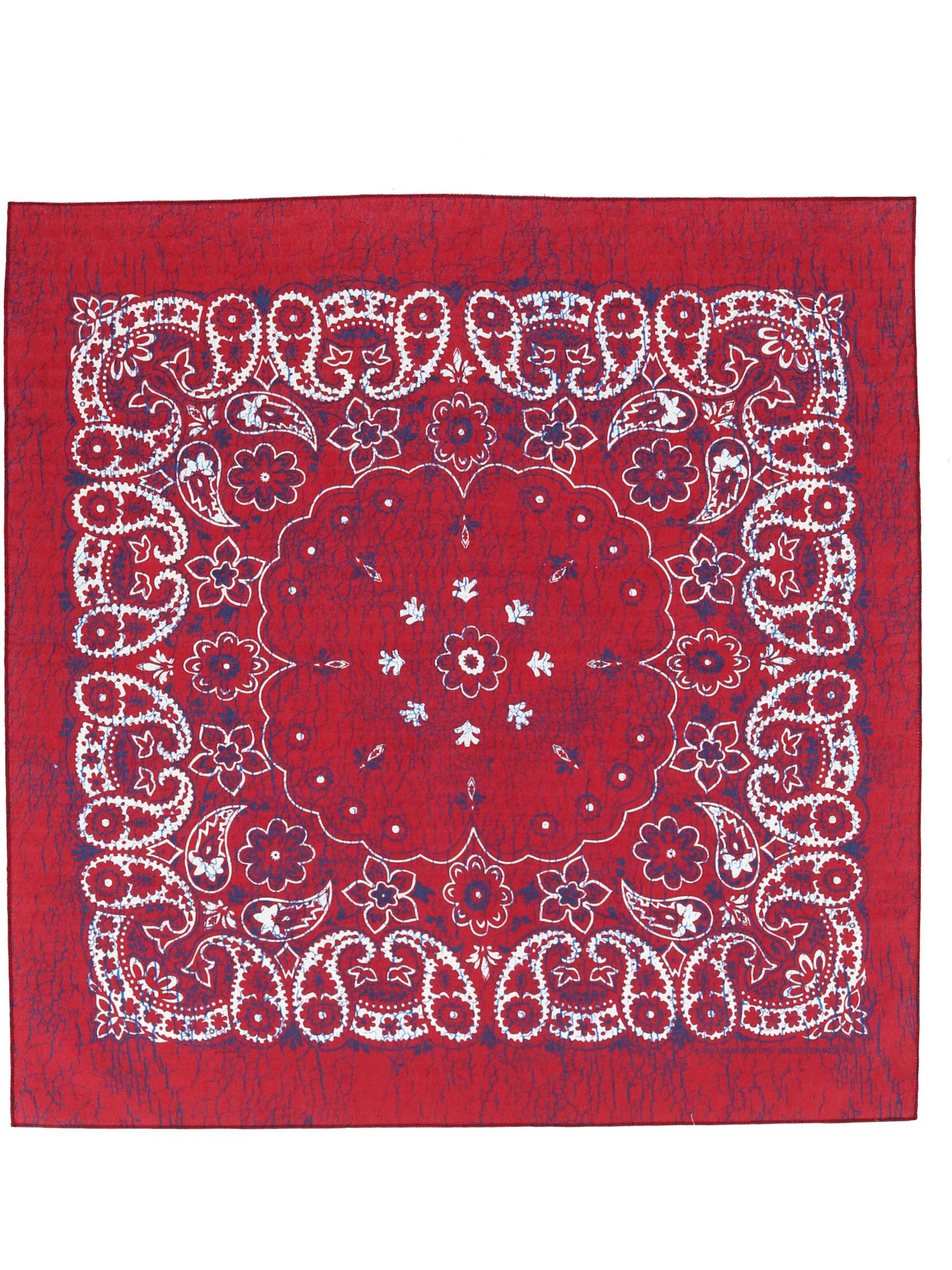 CTM Extra Large 27 Inch Rustic Paisley Print Bandana