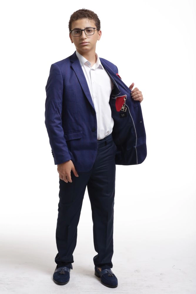 Elie Balleh Boys Slim Fit Digital Rain Jacket