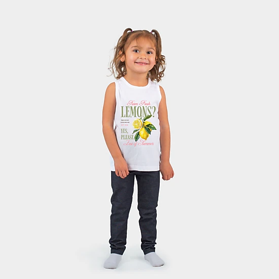 The Juniper Shop - Farm Fresh Lemons Zest of Summer - Toddler Graphic Tank