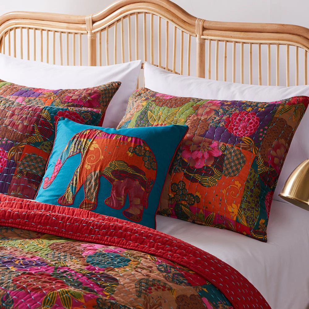 Greenland Home Fashion Jewel Quilt And Sham Bonus Set 5 Piece