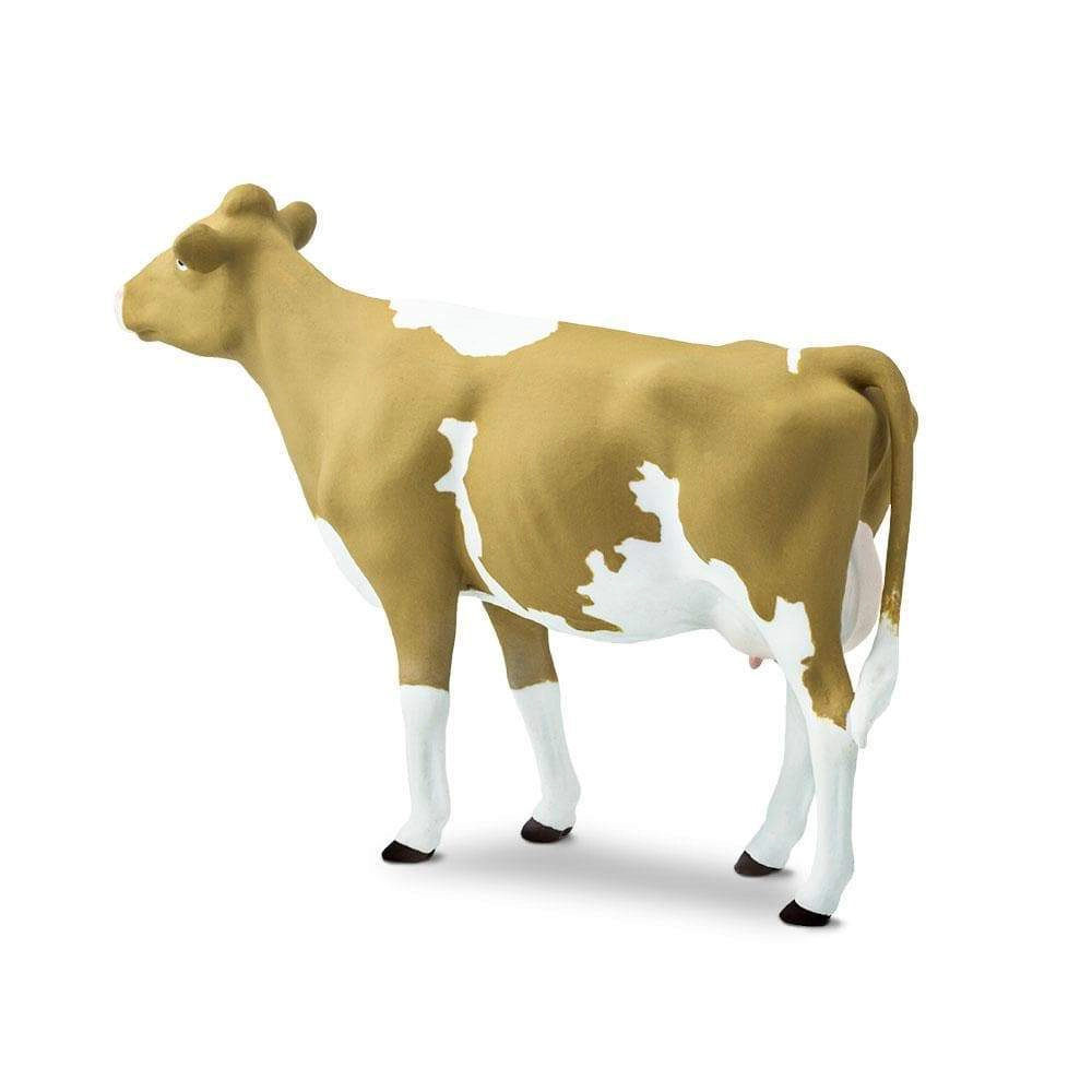 Safari Ltd. - Guernsey Cow Kids Toy Figure