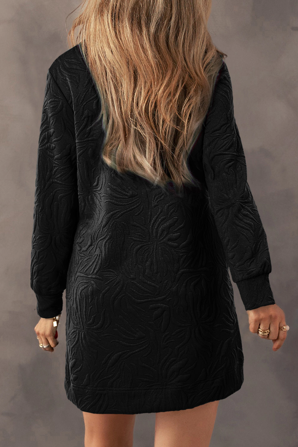 Threaded Pear Women's Mikaela Zipper Shift Mini Dress