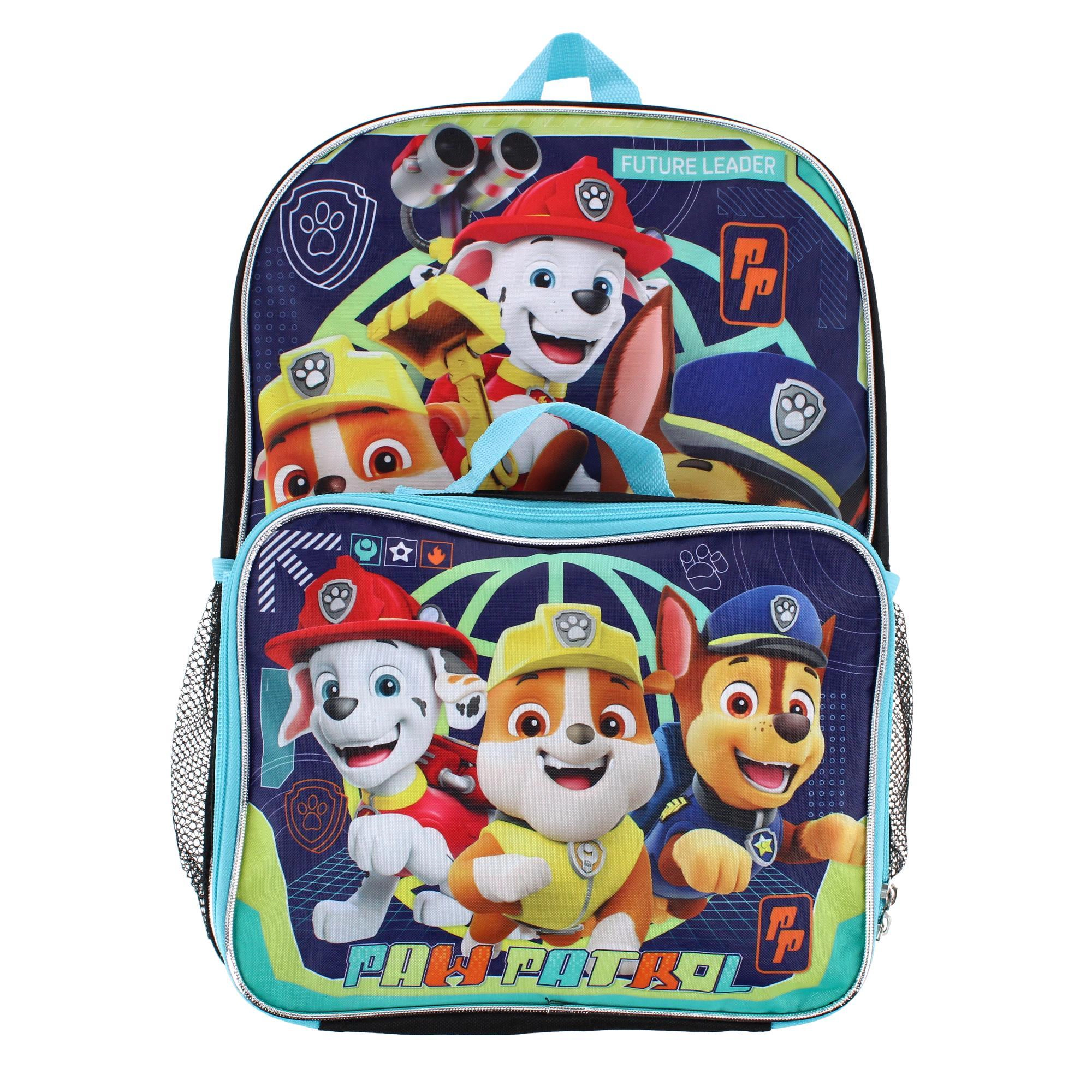 CTM Boy's Paw Patrol Backpack and Lunchbox Set