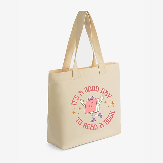 Simply Sage Market - Zippered Canvas Tote - It's A Good Day To