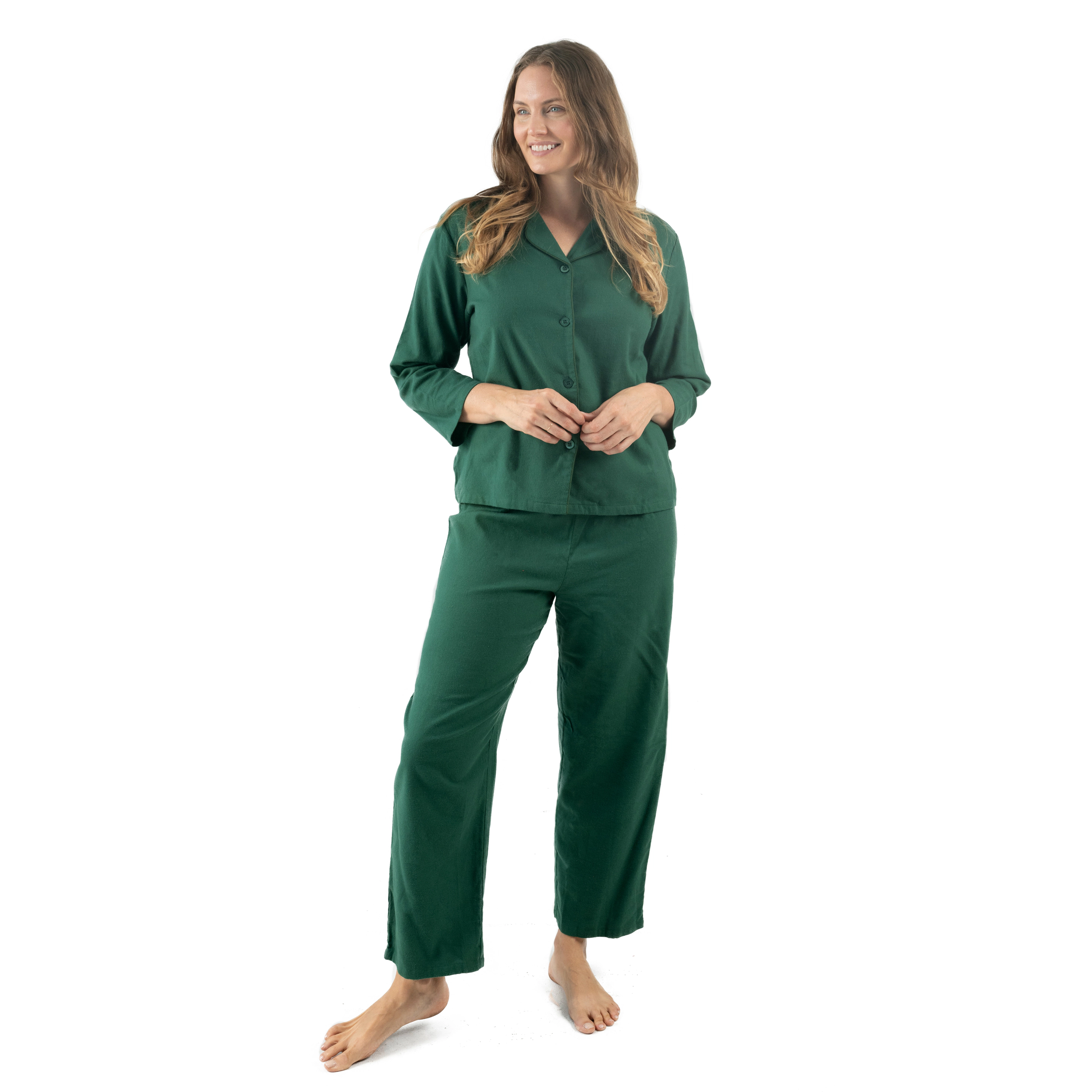 Leveret Women's 2-pc Cotton Flannel Pajamas