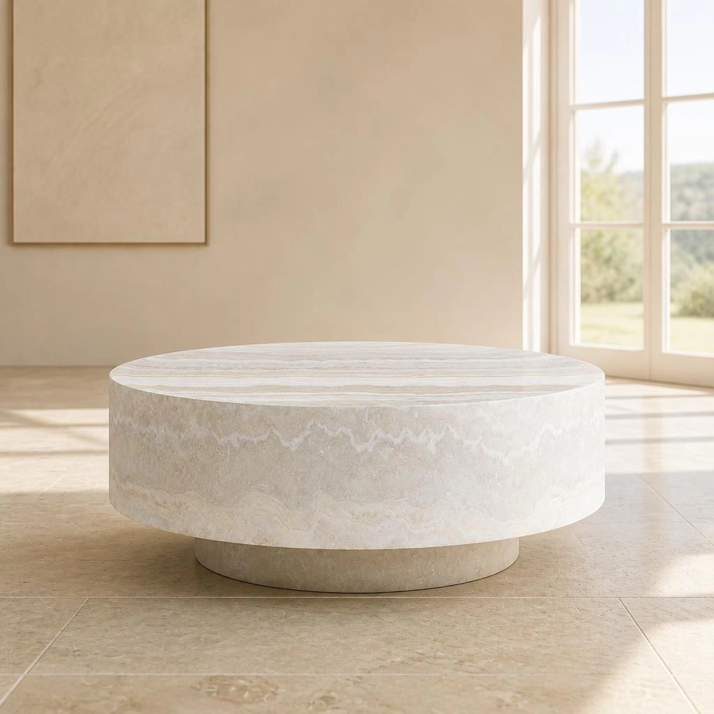GOODSILO Square Fiberglass Low Coffee Table