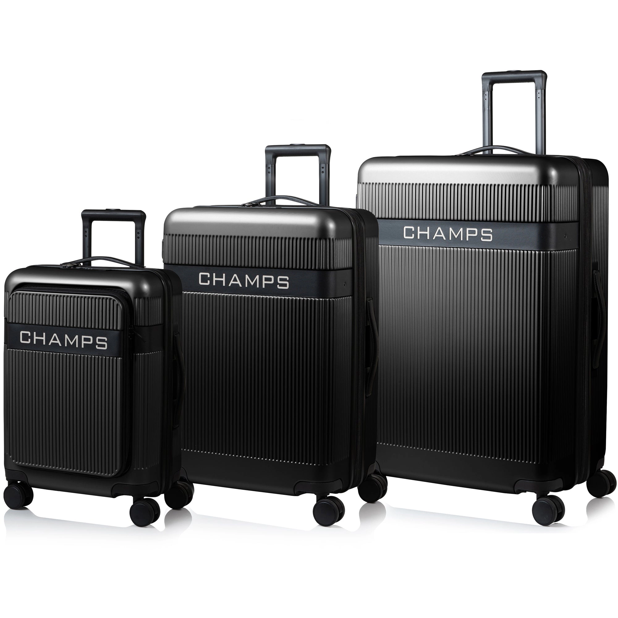 CHAMPS Onyx II Collection 3-piece Hardside Luggage Set