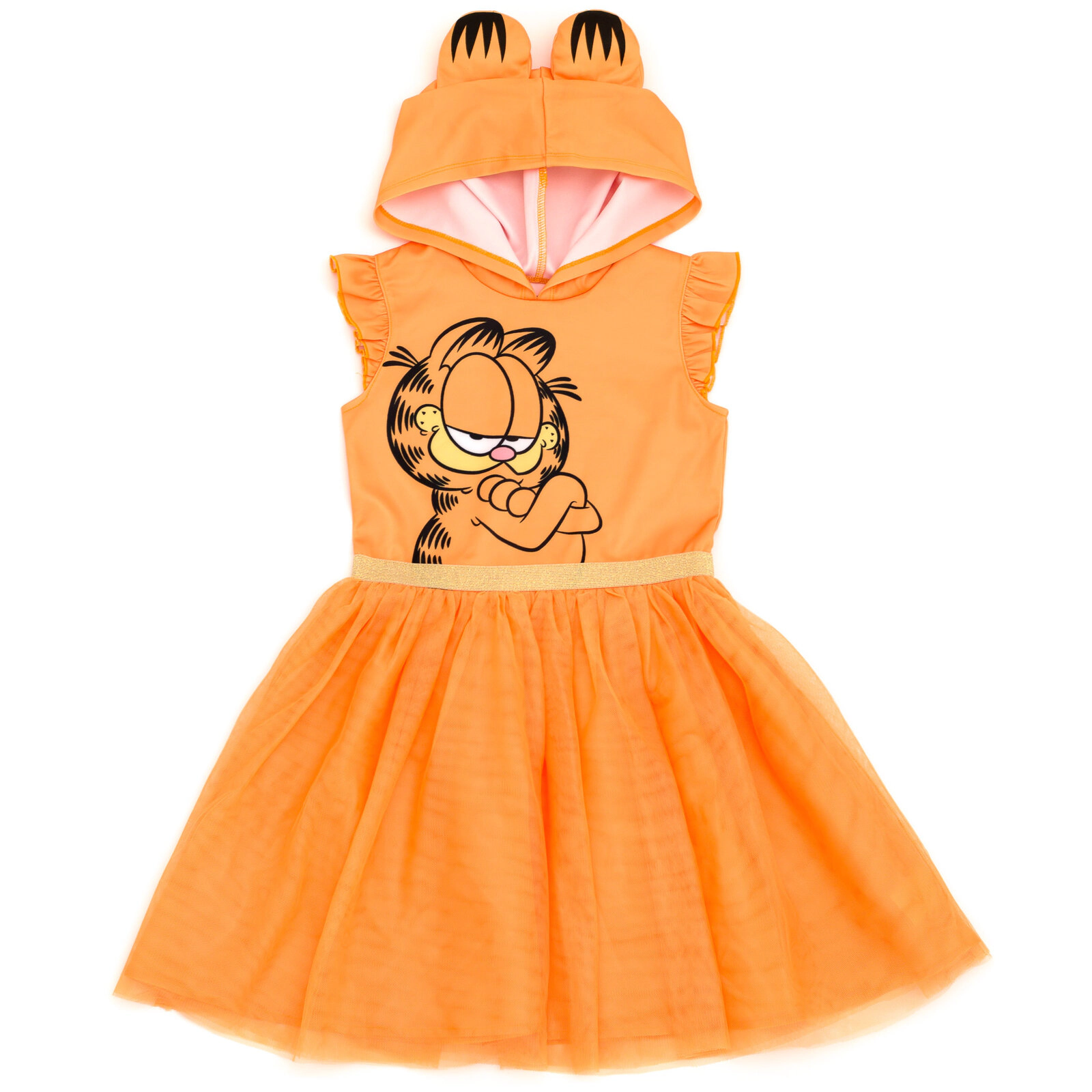 Garfield Girls' Cosplay Sleeveless Hooded Dress