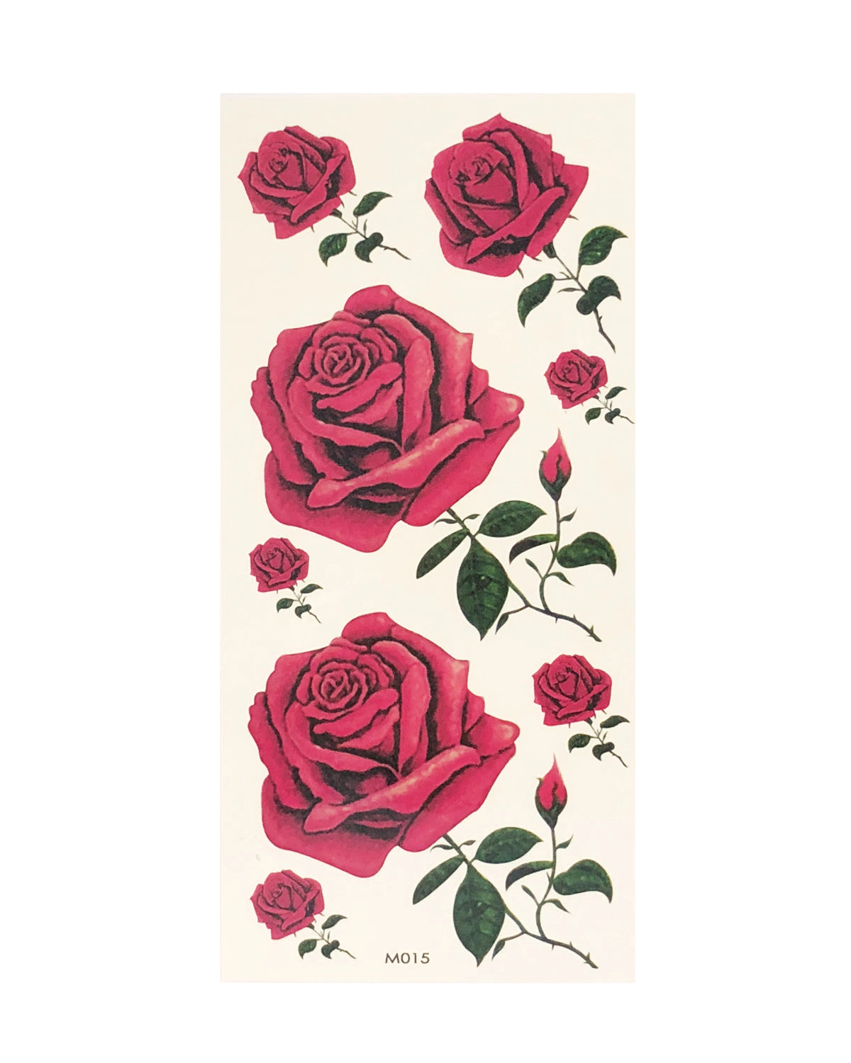 Wrapables Floral Temporary Tattoos Body Art Water Tattoos (8 Sheets), Cool Floral