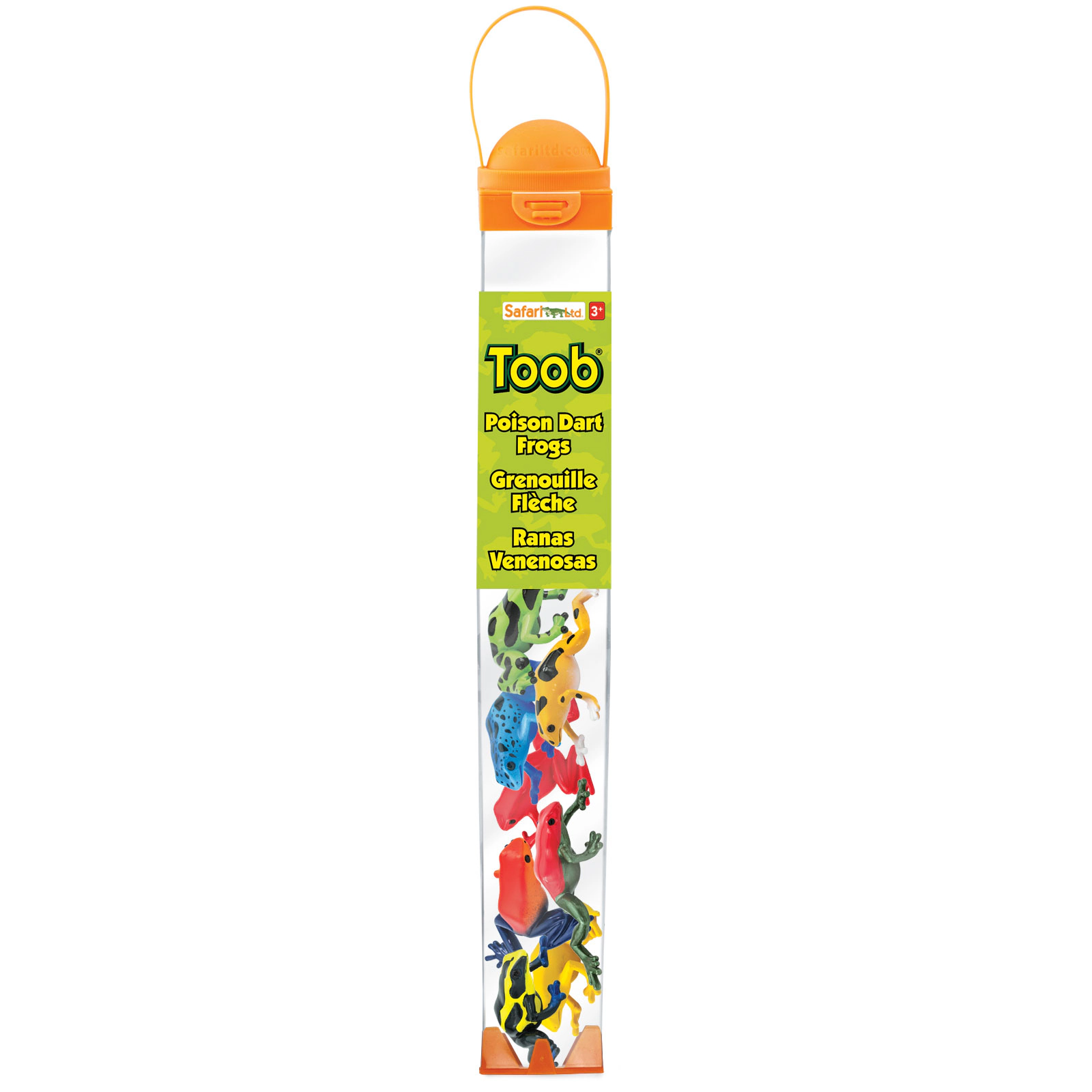 Safari Ltd. - Poison Dart Frogs TOOB - contains 8 Mini Figurines