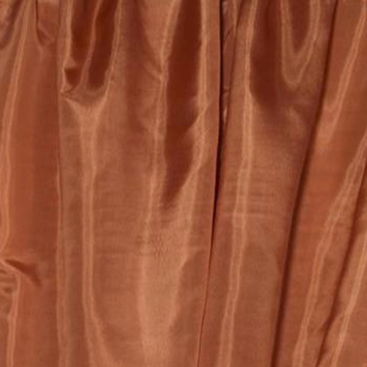 Carnation Home Fashions Polyester Fabric Window Curtain - Tangerine 34x54"