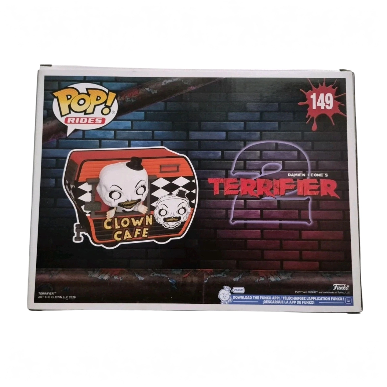 Funko Pop! Terrifier: Art with Clown Cafe #149