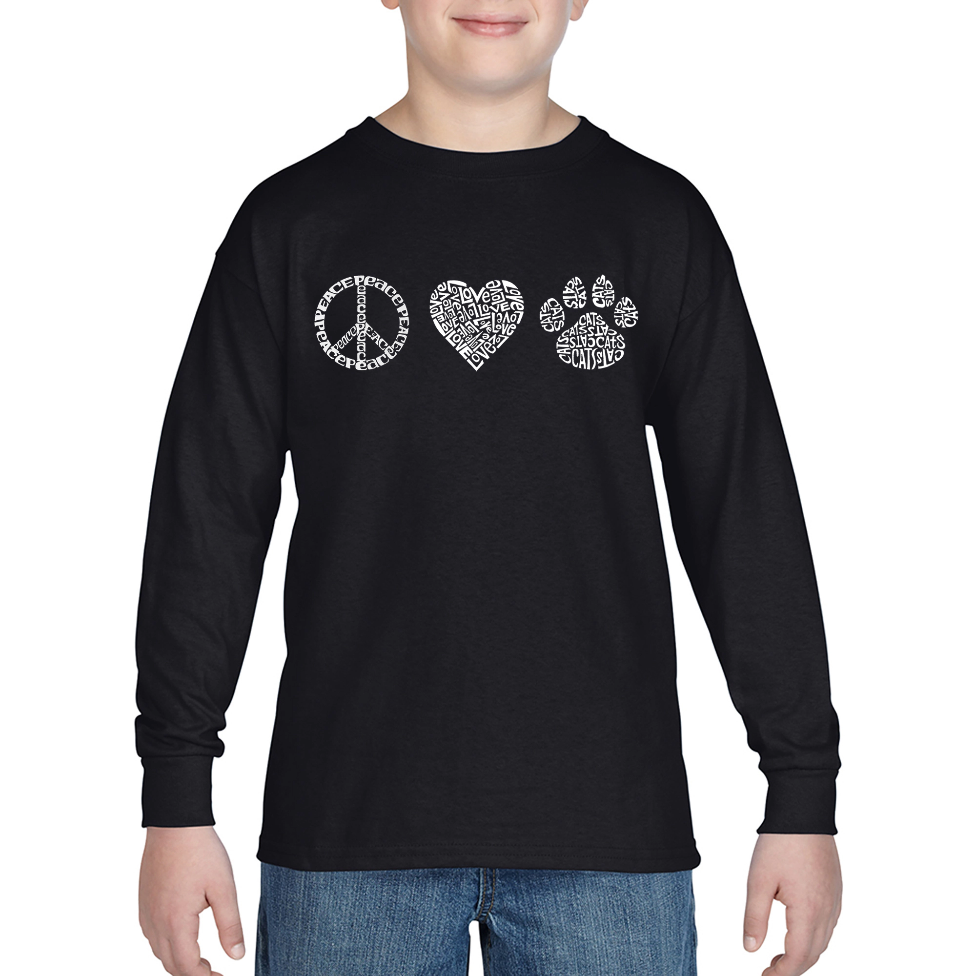 LA Pop Art Boys Long Sleeve T-Shirt