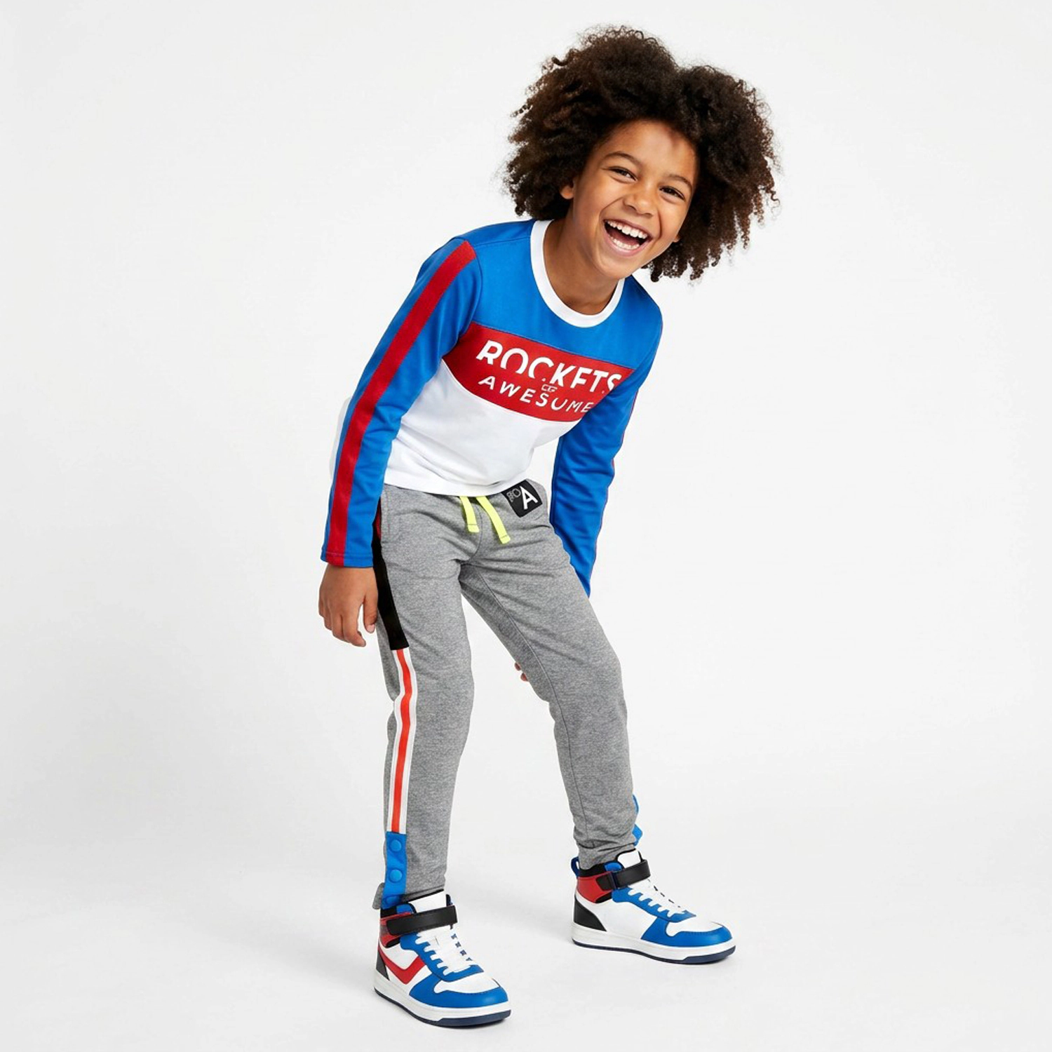Rockets of Awesome B-Ball Side Stripe Pant for Boys