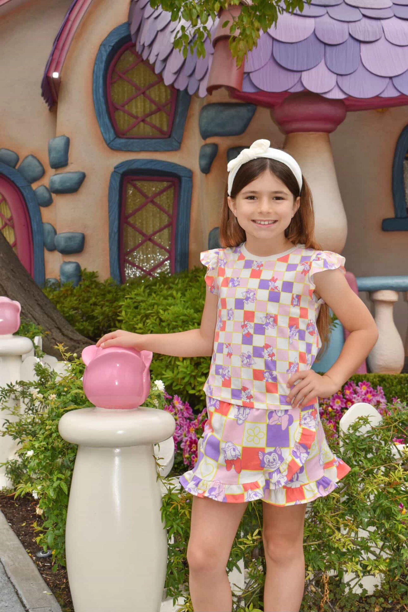 Disney Girls' 2-Piece T-Shirt and Skort Set