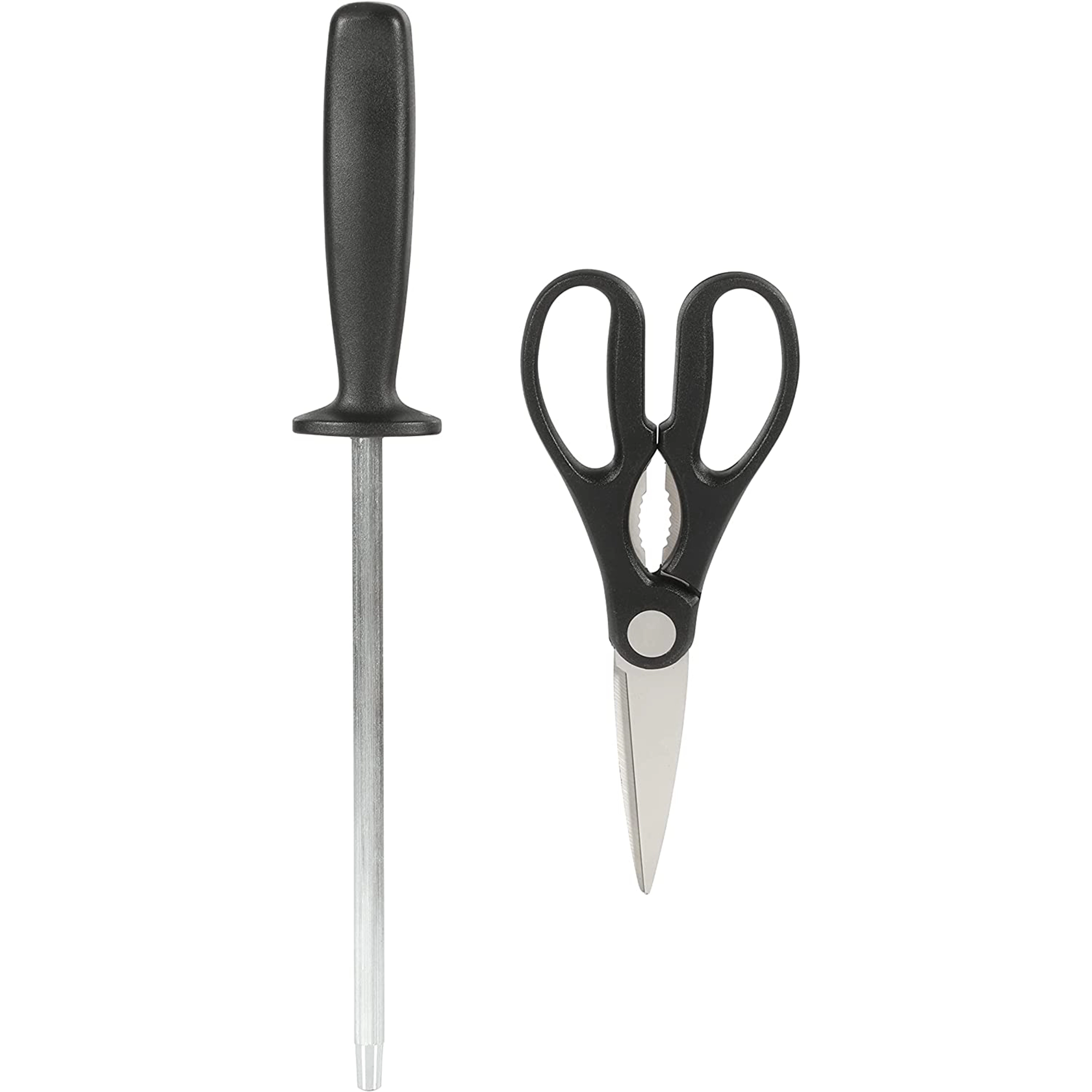 Oster Langmore 15 Piece Stainless Steel Blade Cutlery Set in Black