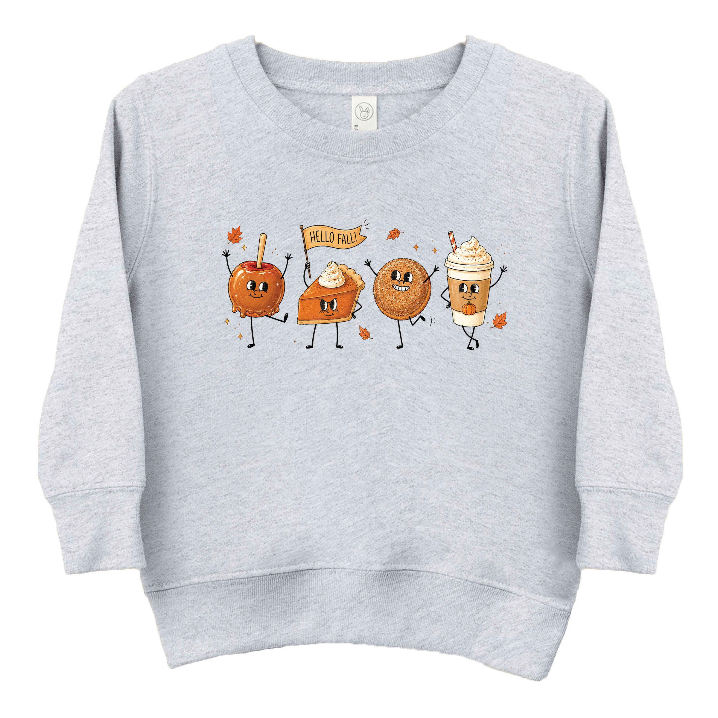 The Juniper Shop - Toddler Graphic Sweatshirt Hello Fall Stick Figures