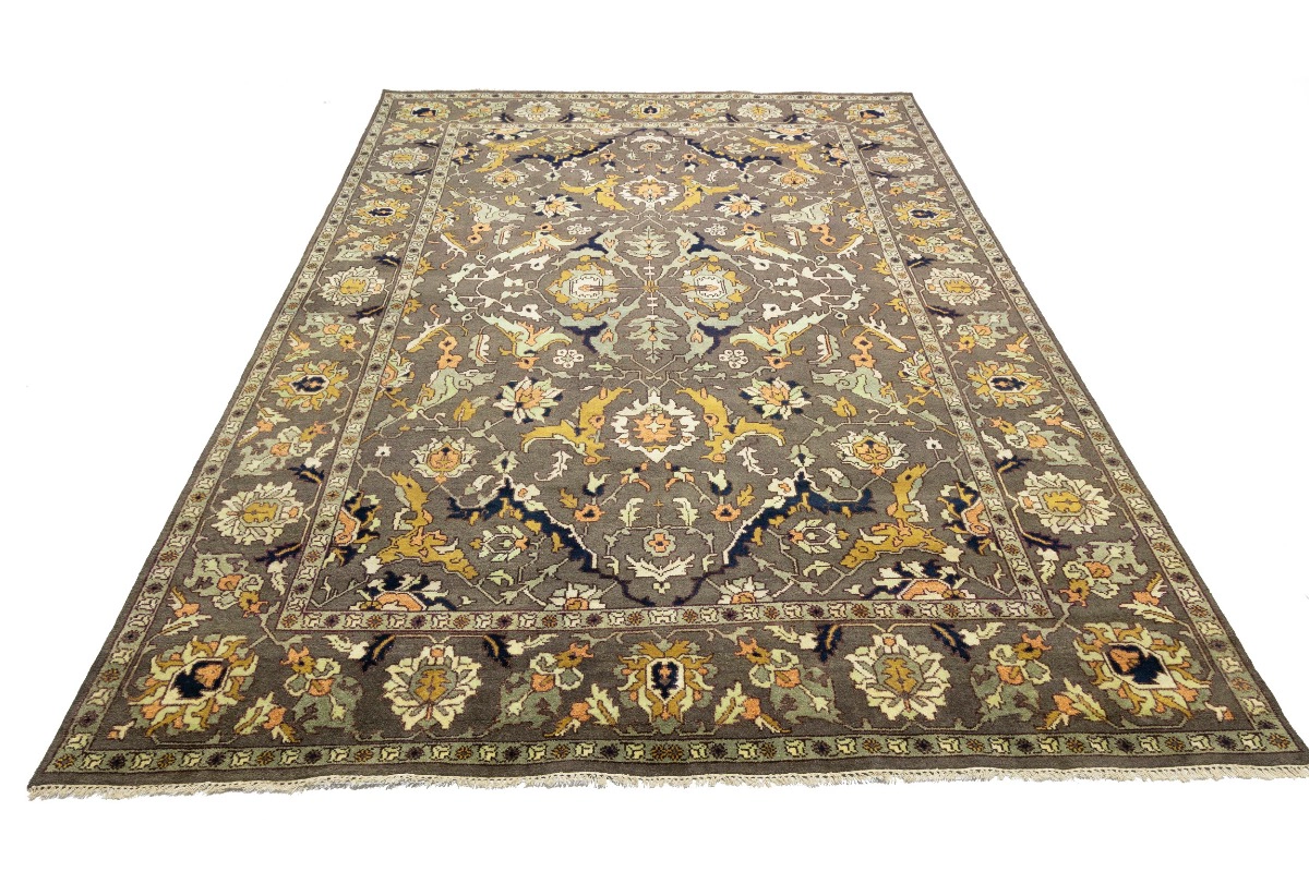 Magic Rugs Brown Floral 10X14 Chobi Serapi Oriental Rug